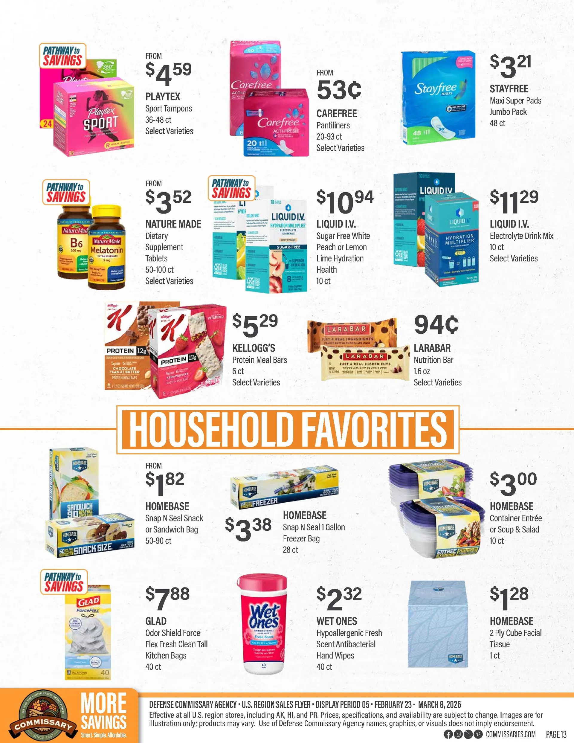 Weekly ad Commissary Sales from February 23 to March 8 2026 - Page 13
