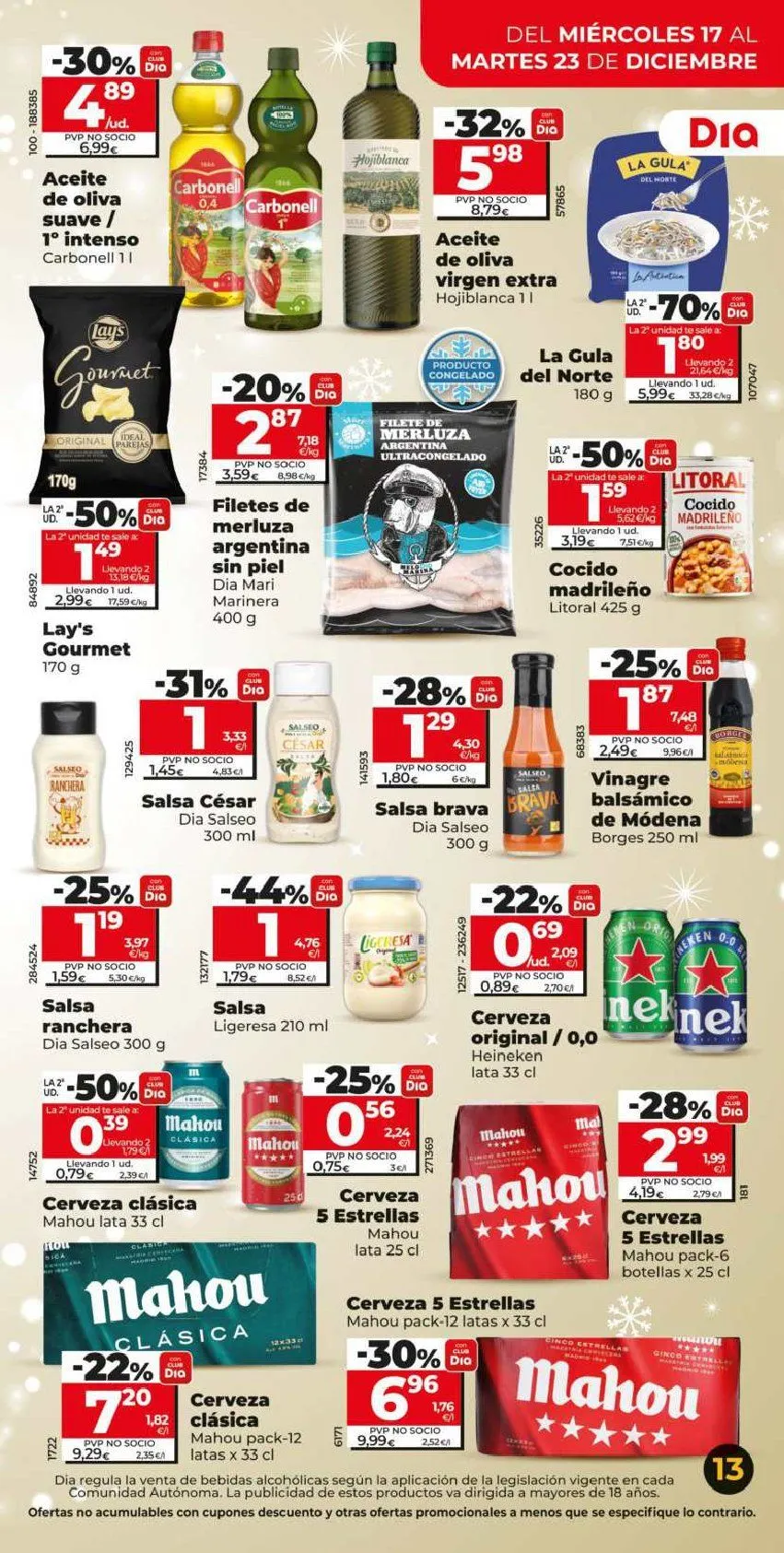Catálogo de Dia Ofertas 17 de diciembre al 23 de diciembre 2025 - Página 13