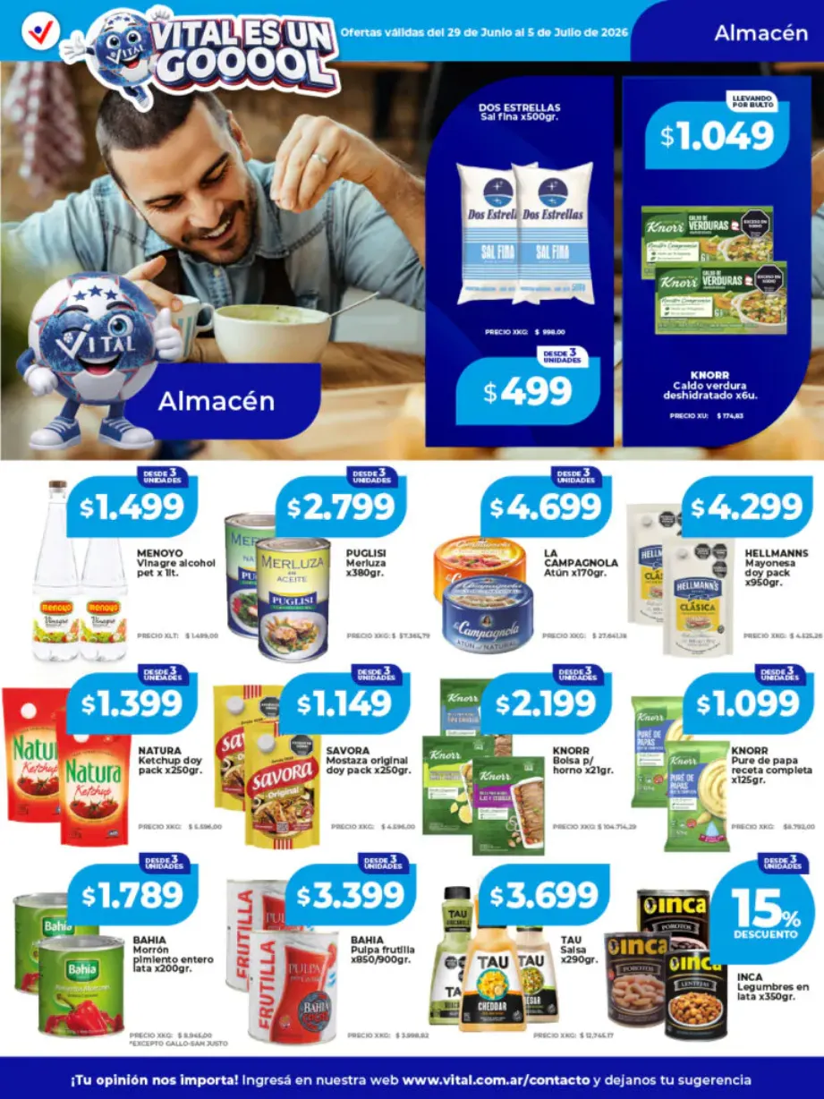 Ofertas de  Ofertas Vital 29 de junio al 5 de julio 2026 - Página 13 del catálogo
