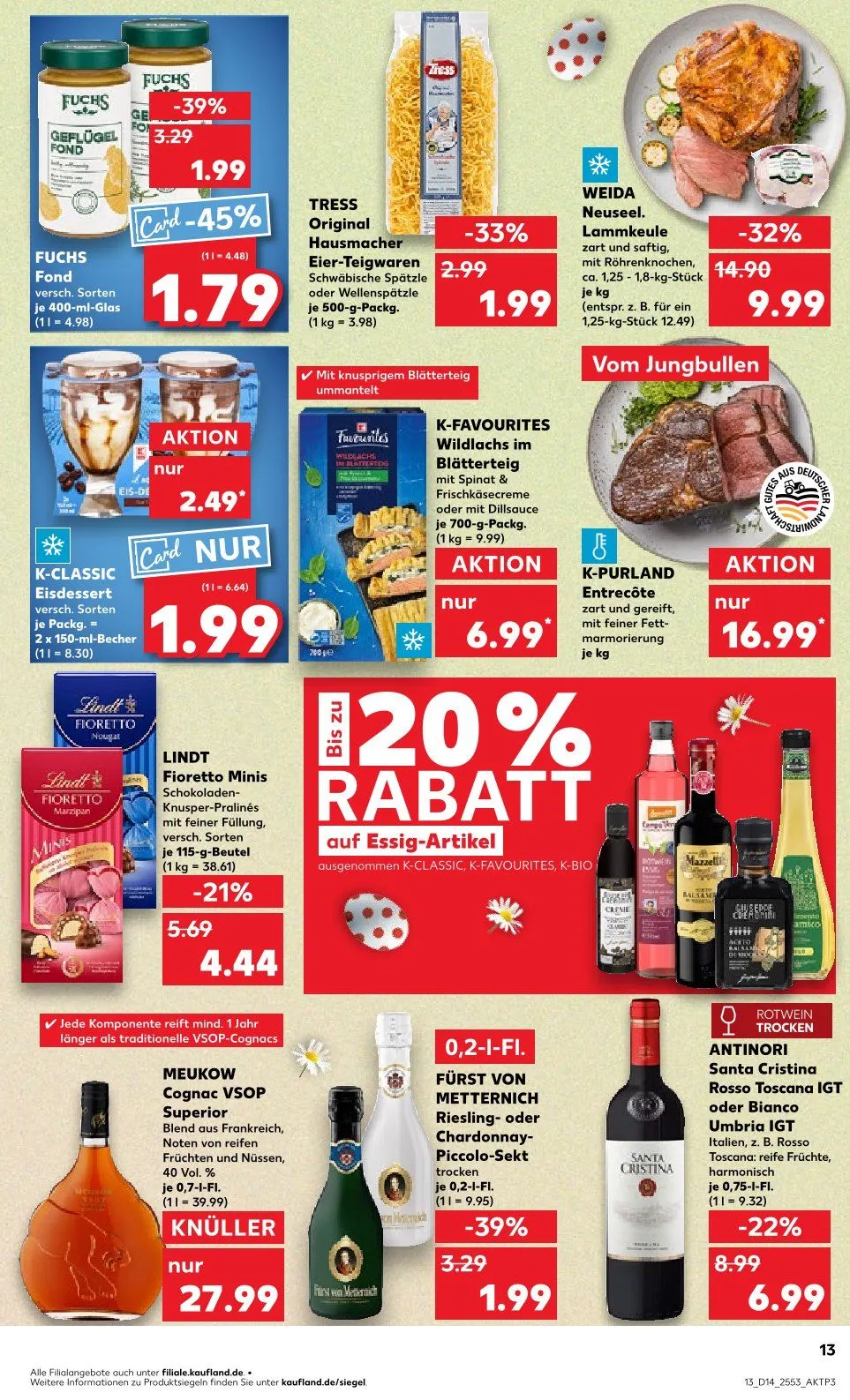 Kaufland Prospekt von 3. April bis 9. April 2025 - Prospekt seite 13