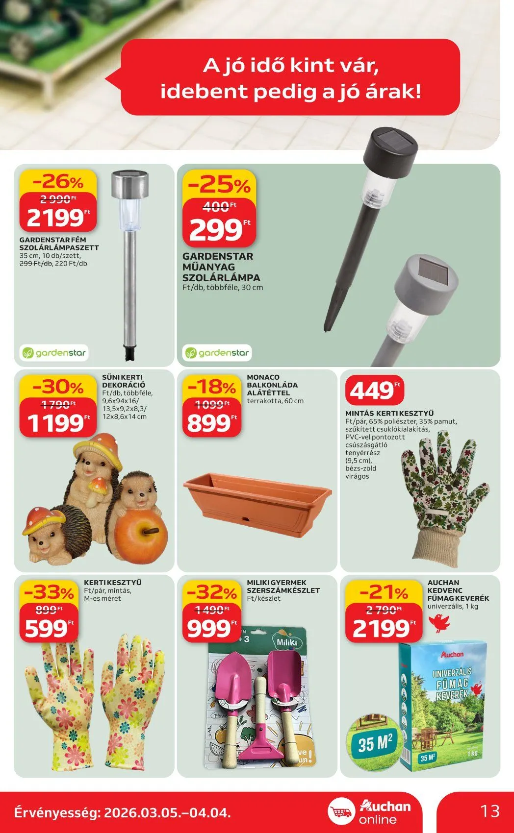 Katalógus Auchan legfrissebb ajánlatai március 5.-tól március 11.-ig 2026. - Oldal 13
