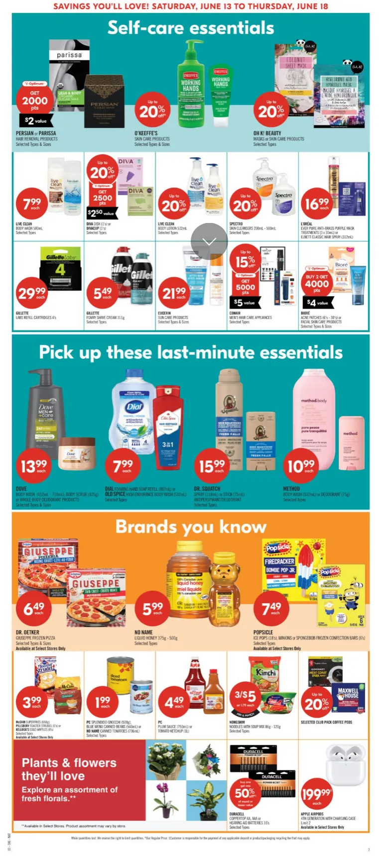 Shoppers Drug Mart Sales from June 13 to June 18 2026 - flyer page 13