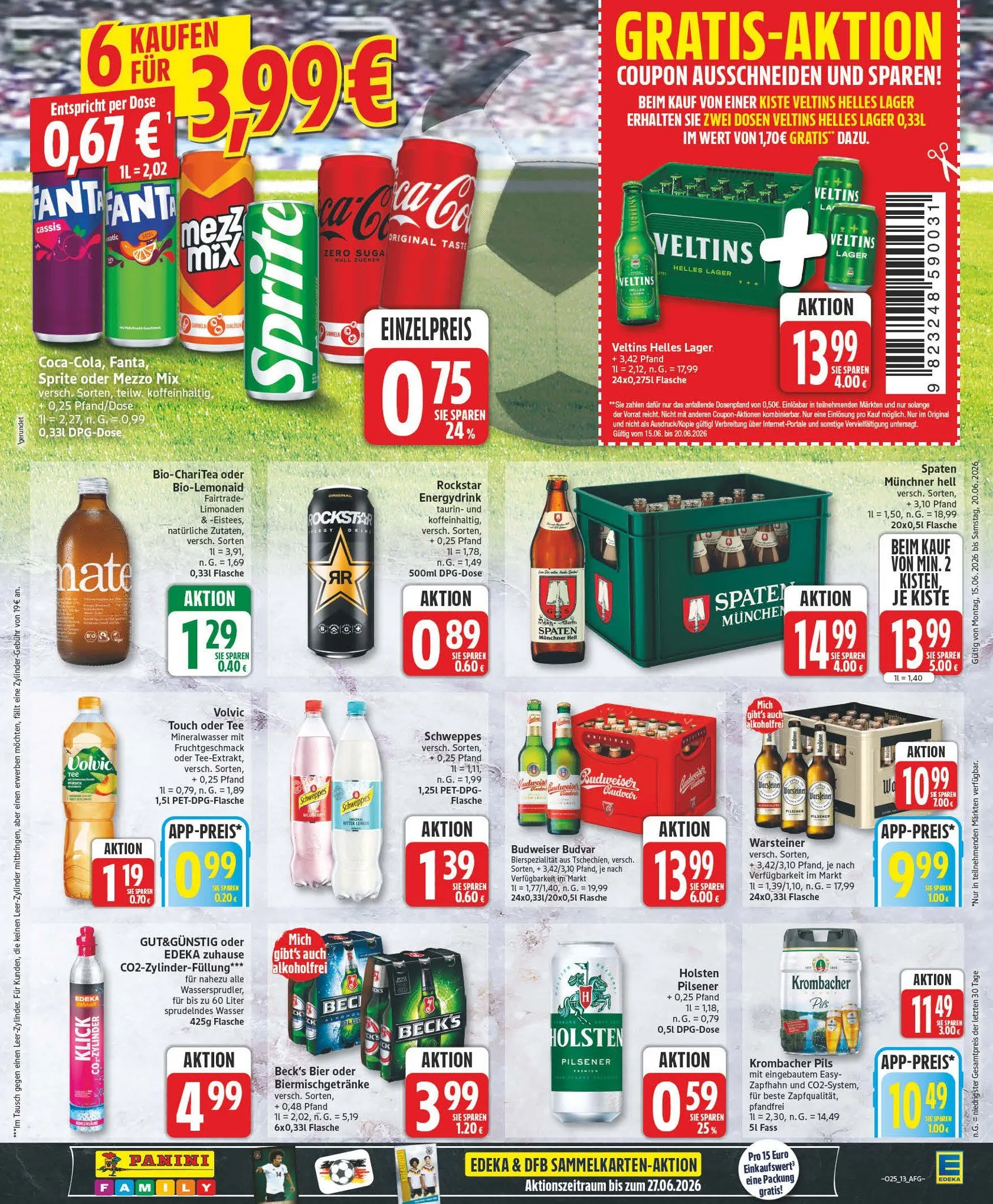 Edeka Prospekte von 15. Juni bis 20. Juni 2026 - Prospekt seite 13