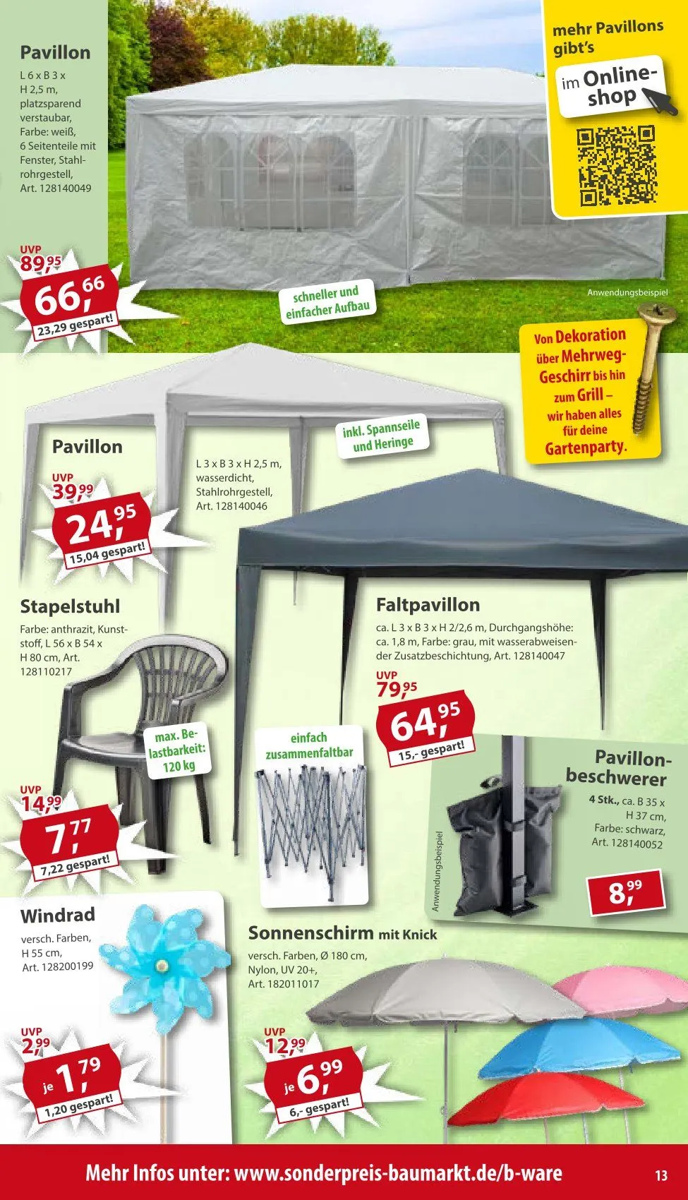 Sonderpreis-Baumarkt Angebote von 4. März bis 10. April 2026 - Prospekt seite 13