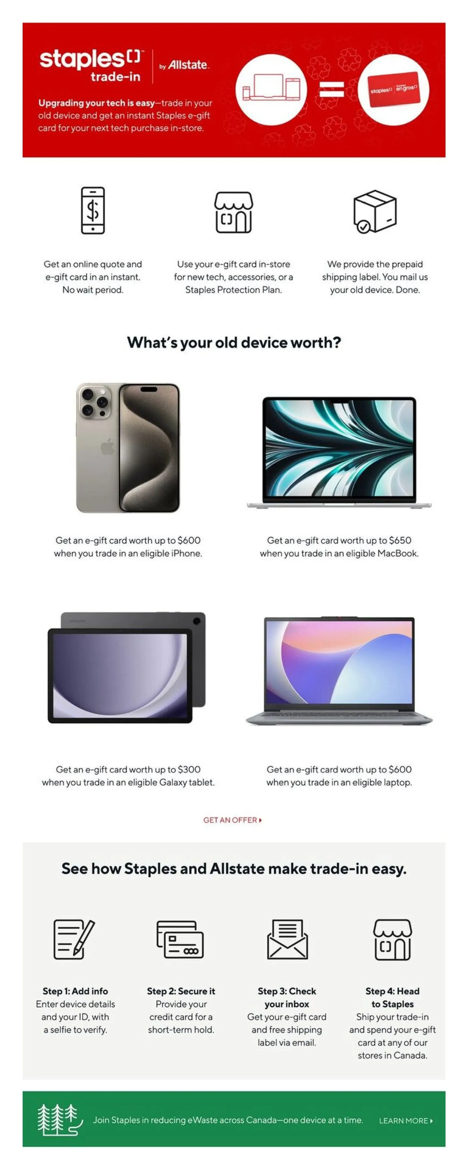 Staples Sales from August 14 to September 11 2025 - flyer page 13