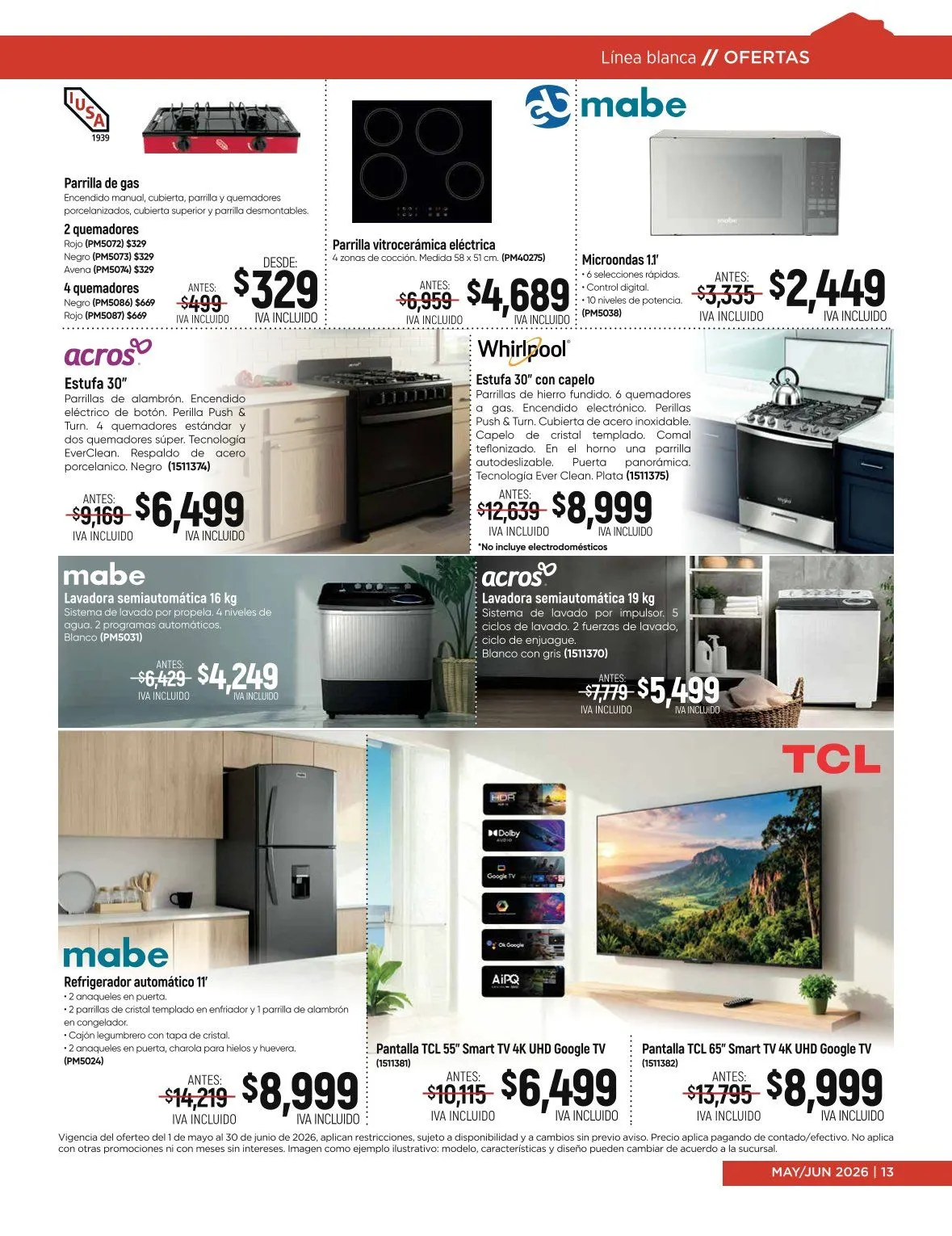Catálogo de Ofertas 1 de mayo al 30 de junio 2026 - Pagina 13