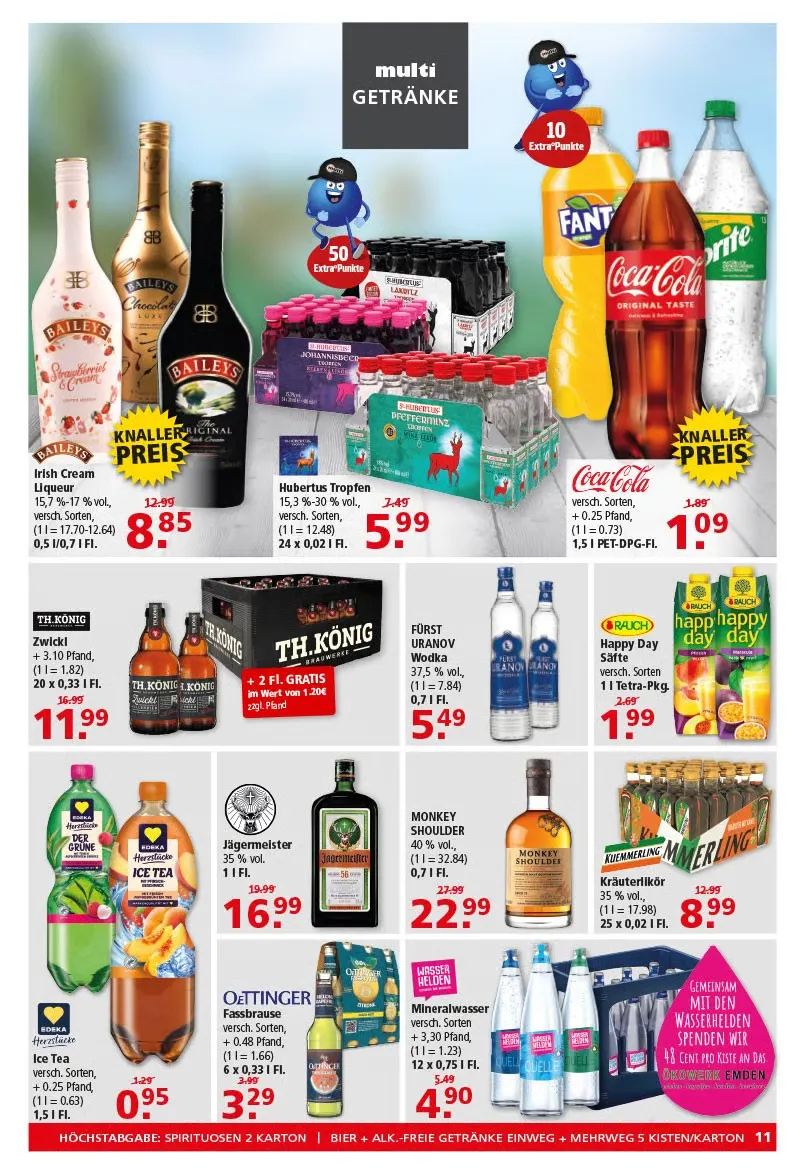 Multi Markt Angebote von 22. April bis 26. April 2025 - Prospekt seite 11