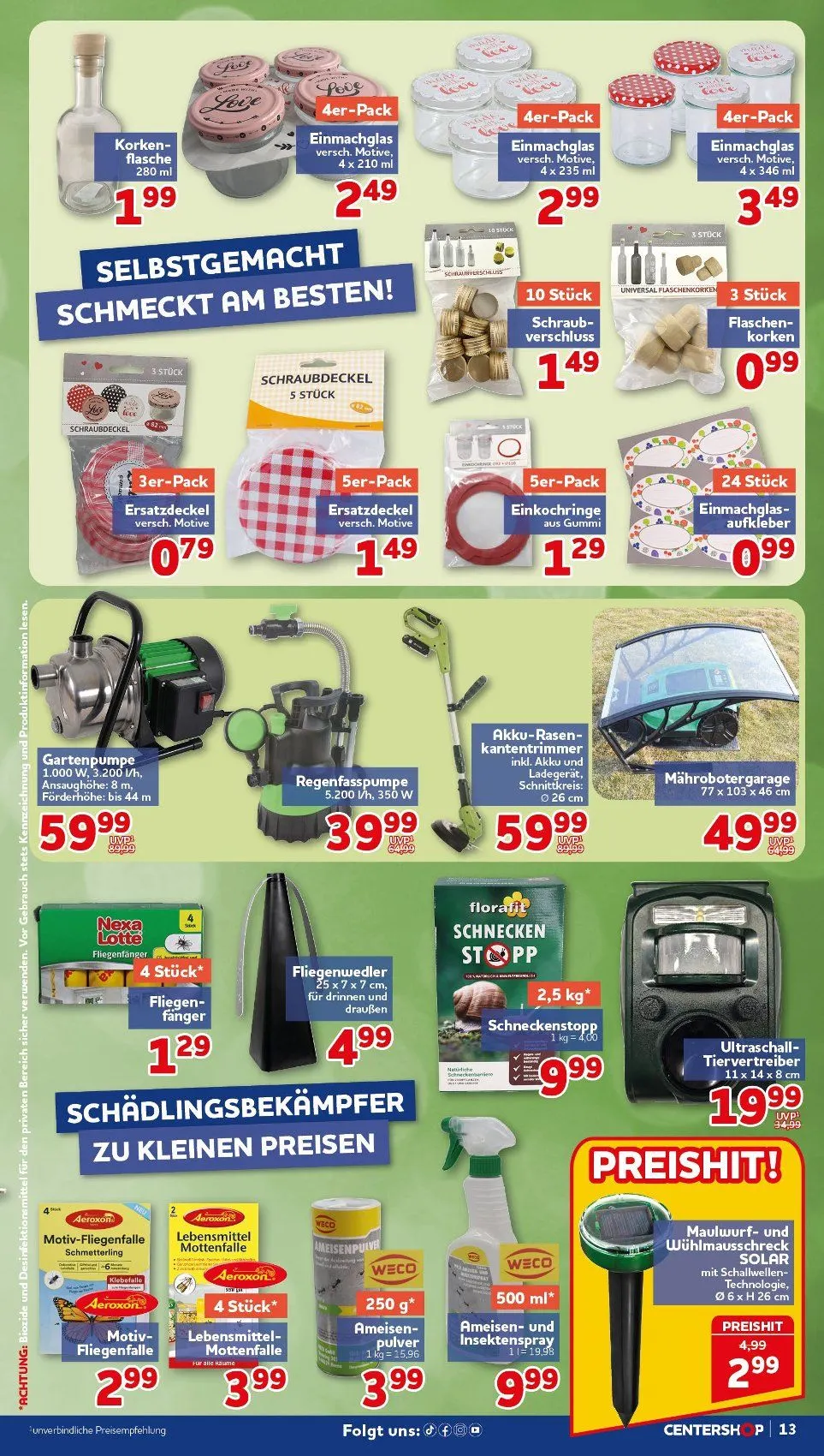 CENTERSHOP Angebote von 11. Mai bis 16. Mai 2026 - Prospekt seite 13