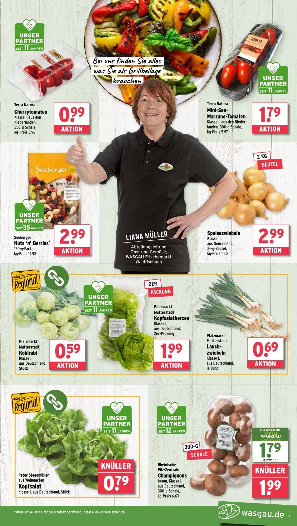 Wasgau Prospekt von 2. Juni bis 7. Juni 2025 - Prospekt seite 13