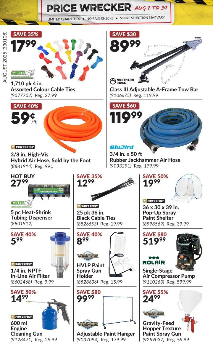 Flyer from August 1 to August 31 2025 - flyer page 13