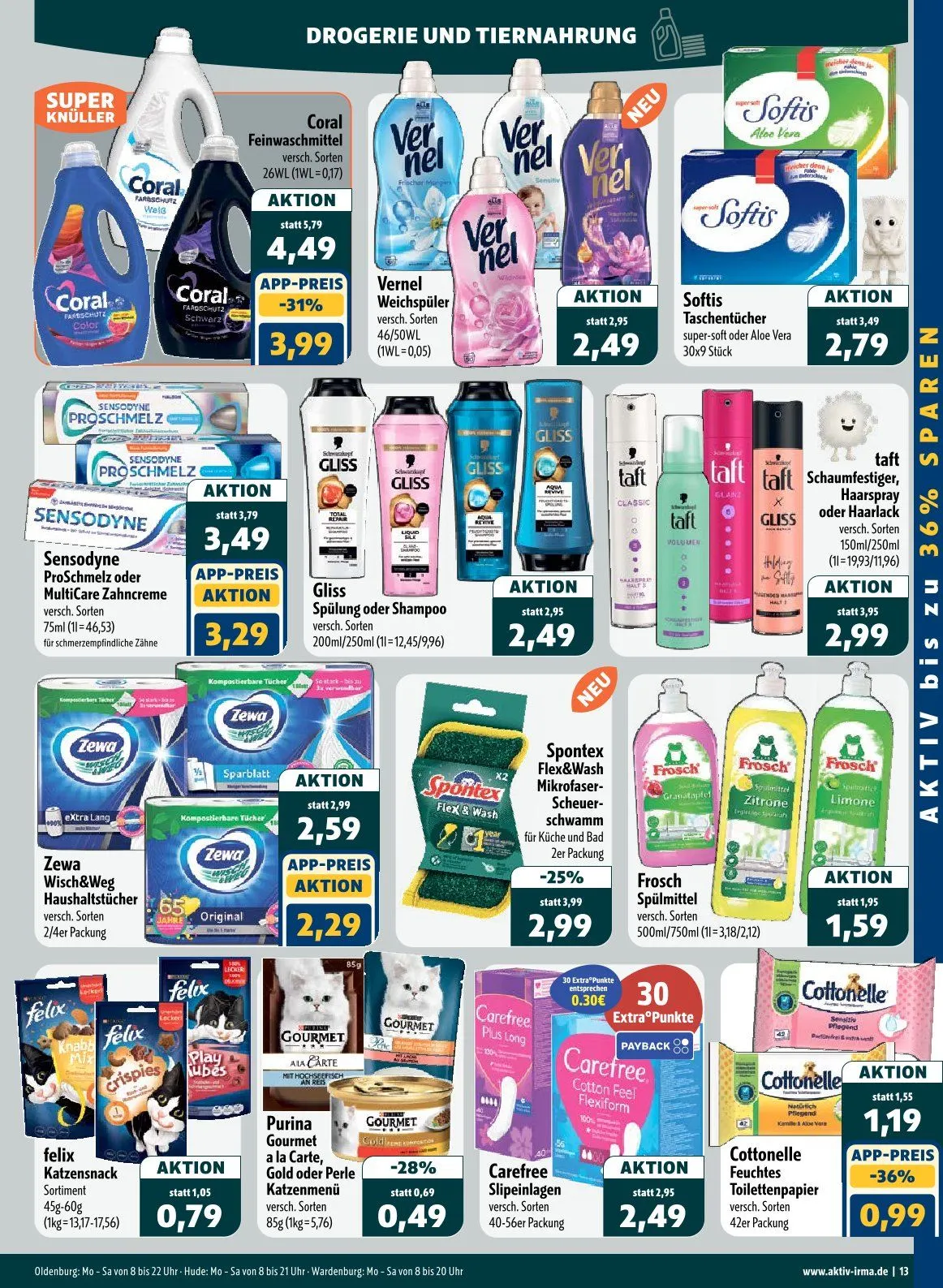  Aktiv Irma Angebote von 30. März bis 4. April 2026 - Prospekt seite 13