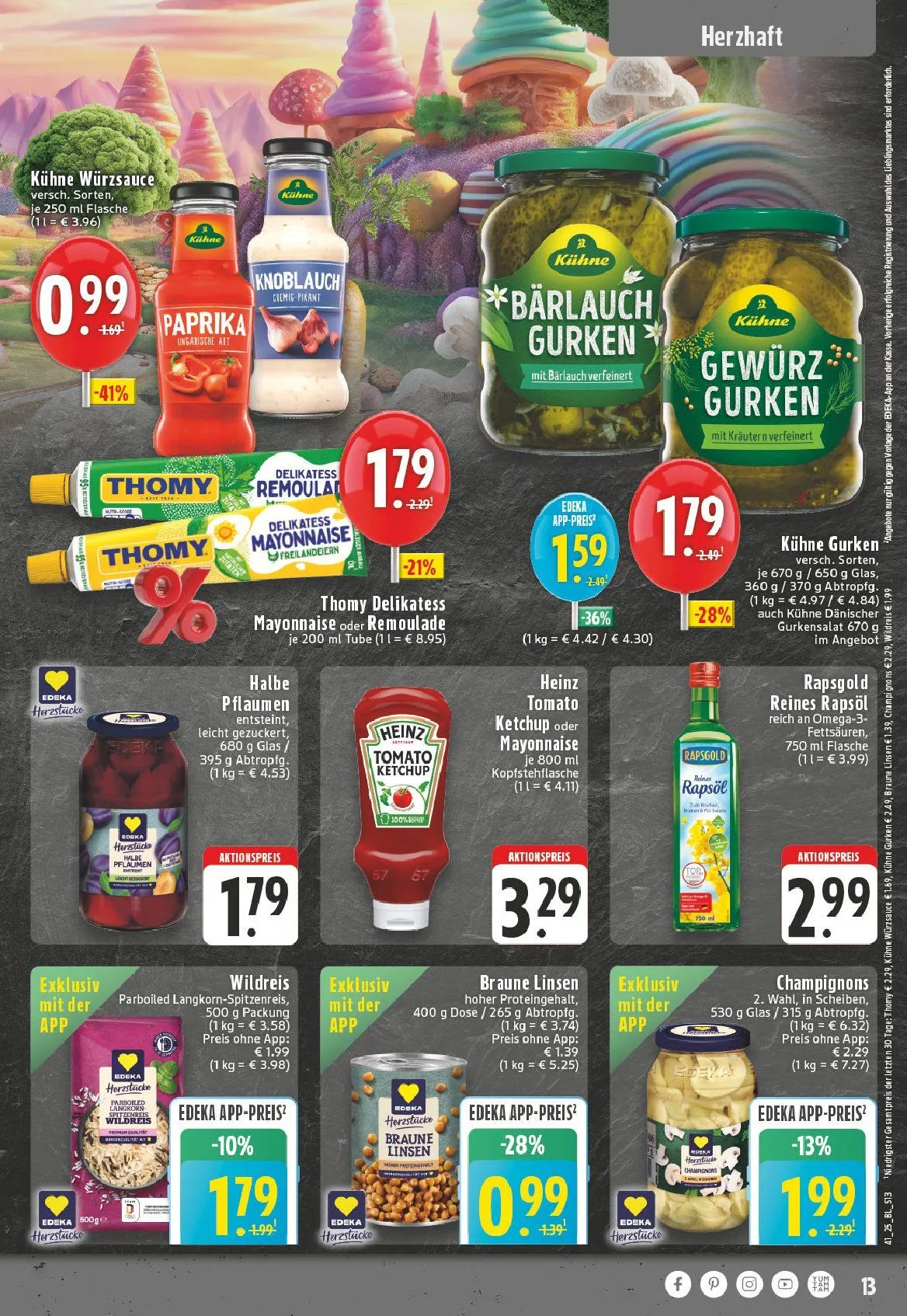 Edeka Prospekte von 5. Oktober bis 10. Oktober 2025 - Prospekt seite 13