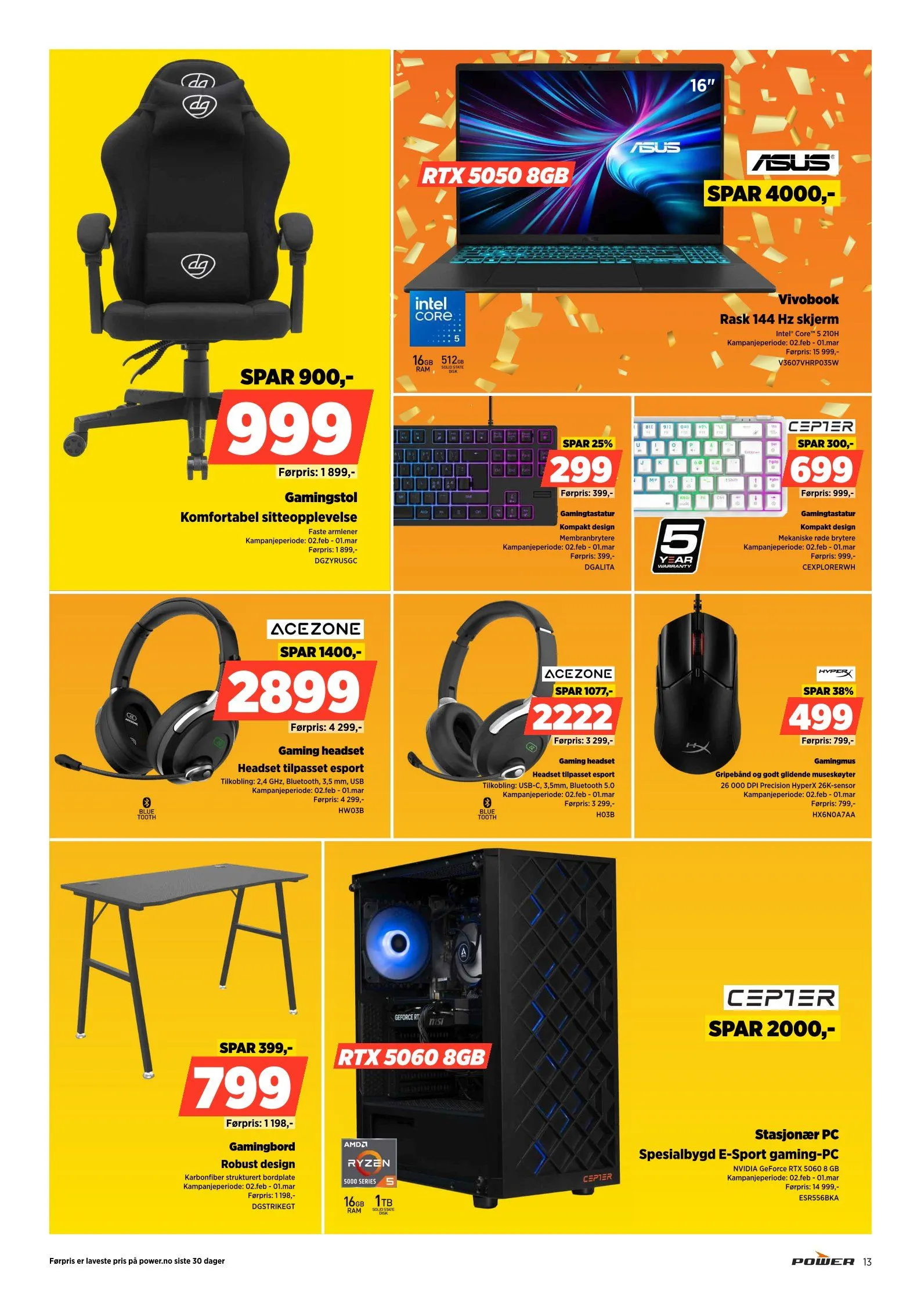 De siste Power-tilbudene fra 26. januar til 21. februar 2026 - kundeavisside 13