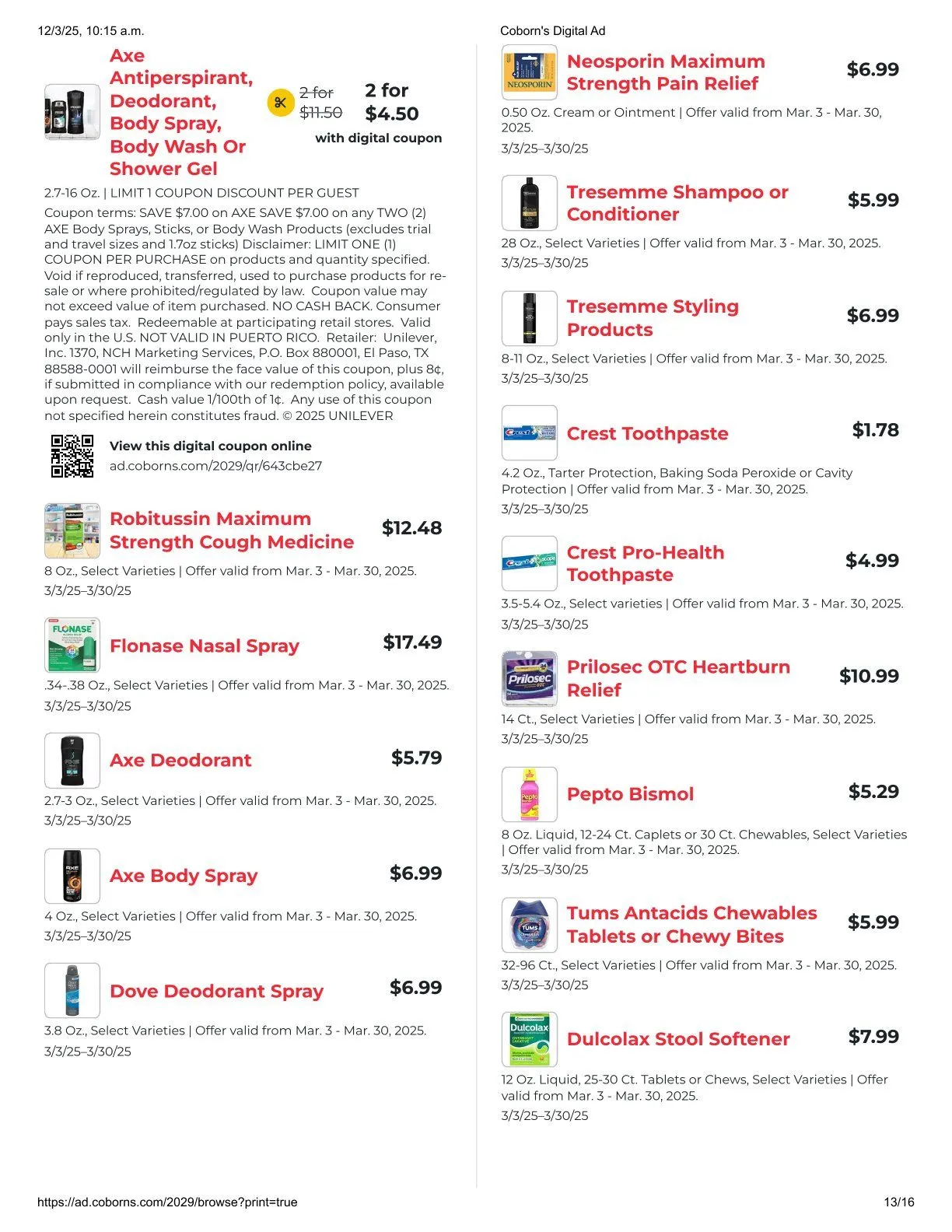 Weekly ad Coborn's Deals from March 12 to March 15 2025 - Page 13