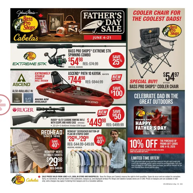 Weekly ad Bass Pro Shops Sales from June 4 to June 21 2026 - Page 13