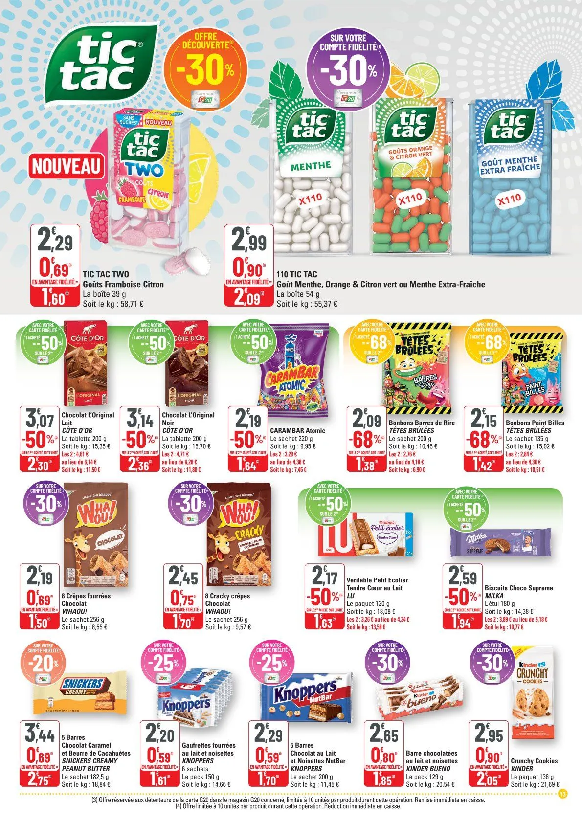 G20 Supermarchés Catalogue du 17 juin au 28 juin 2026 - Catalogue page 13