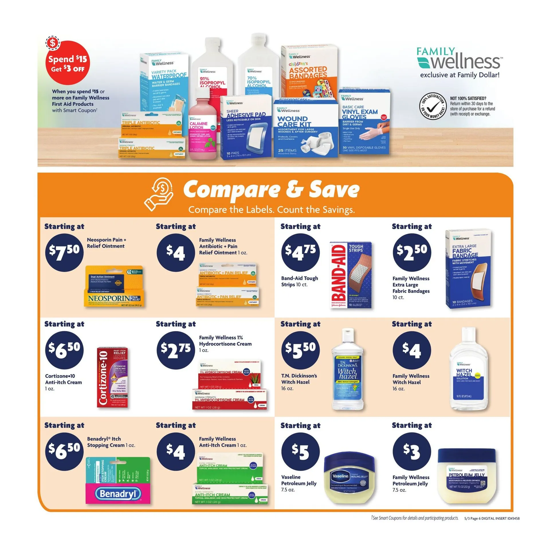Weekly promotion Family Dollar Sales spanning from May 3 to May 10 2026 - Page 13 for Catalogue 365