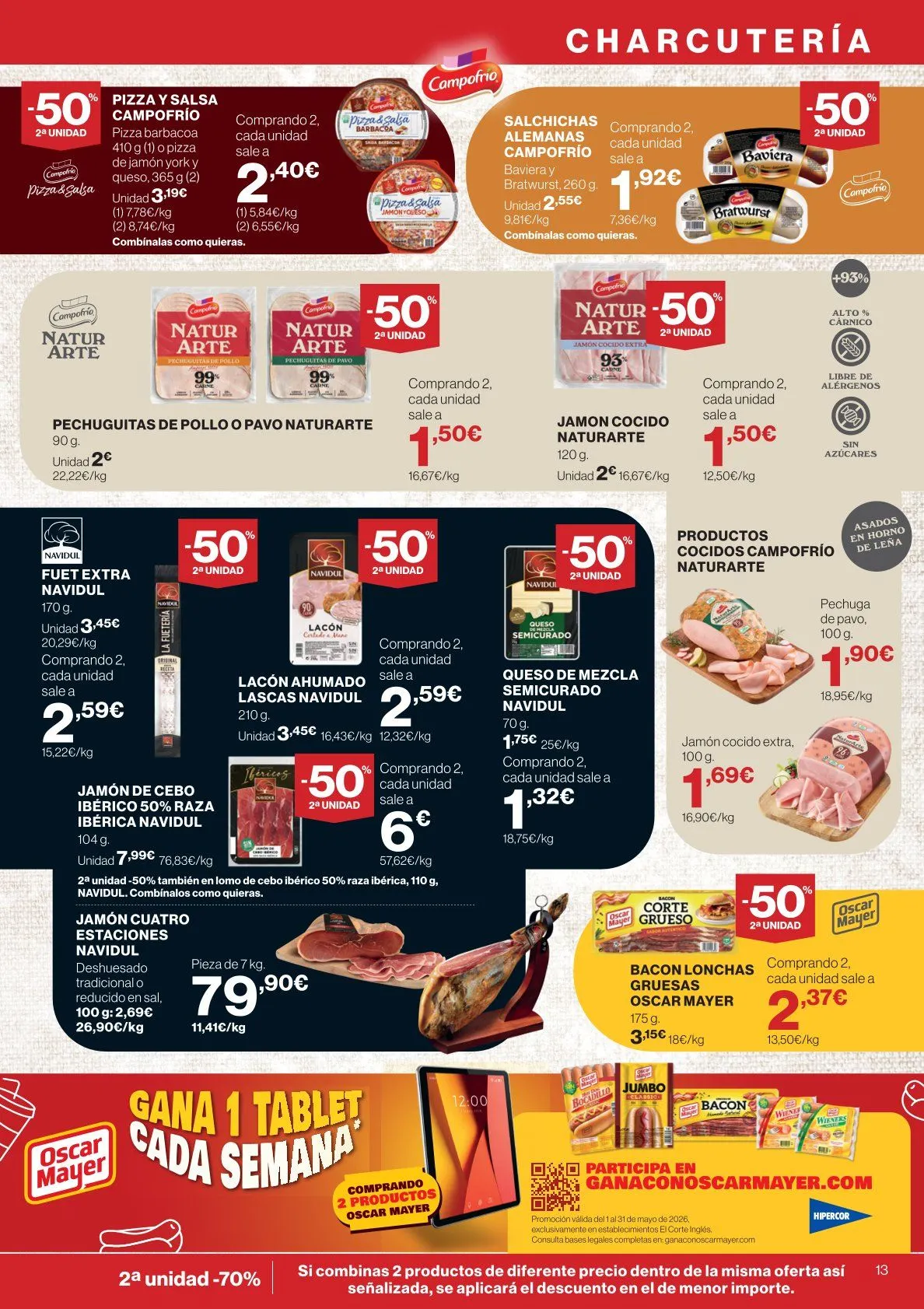 Catálogo de ofertas de Hipercor 21 de mayo al 3 de junio 2026 - Página 13