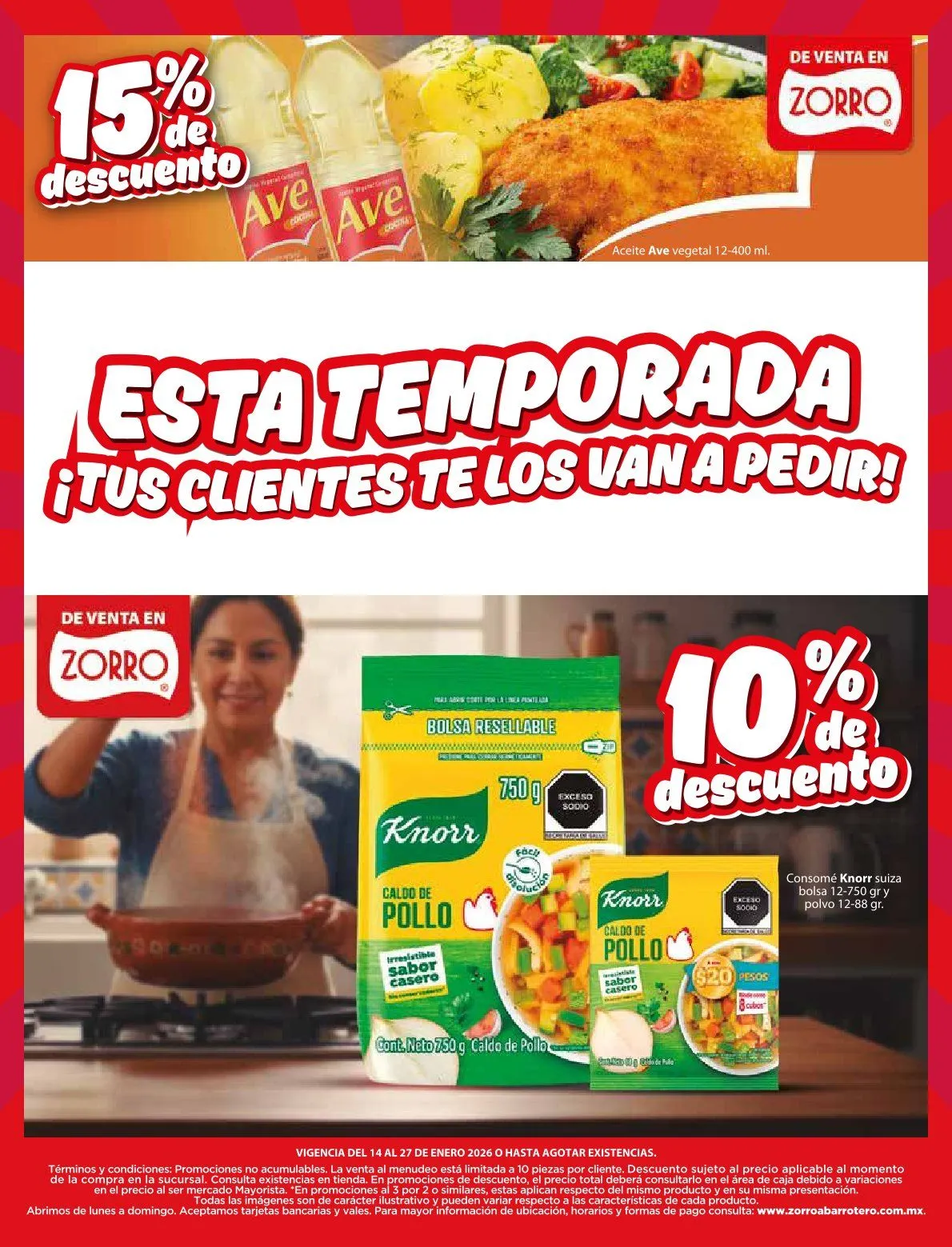 Catálogo de Zorro catálogos y ofertas 14 de enero al 27 de enero 2026 - Pagina 13