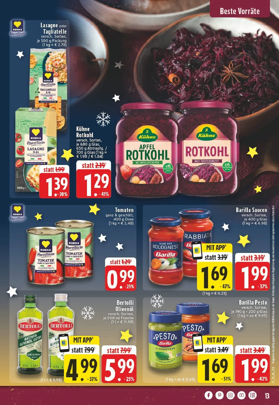 Edeka Angebote von 13. Dezember bis 20. Dezember 2025 - Prospekt seite 13