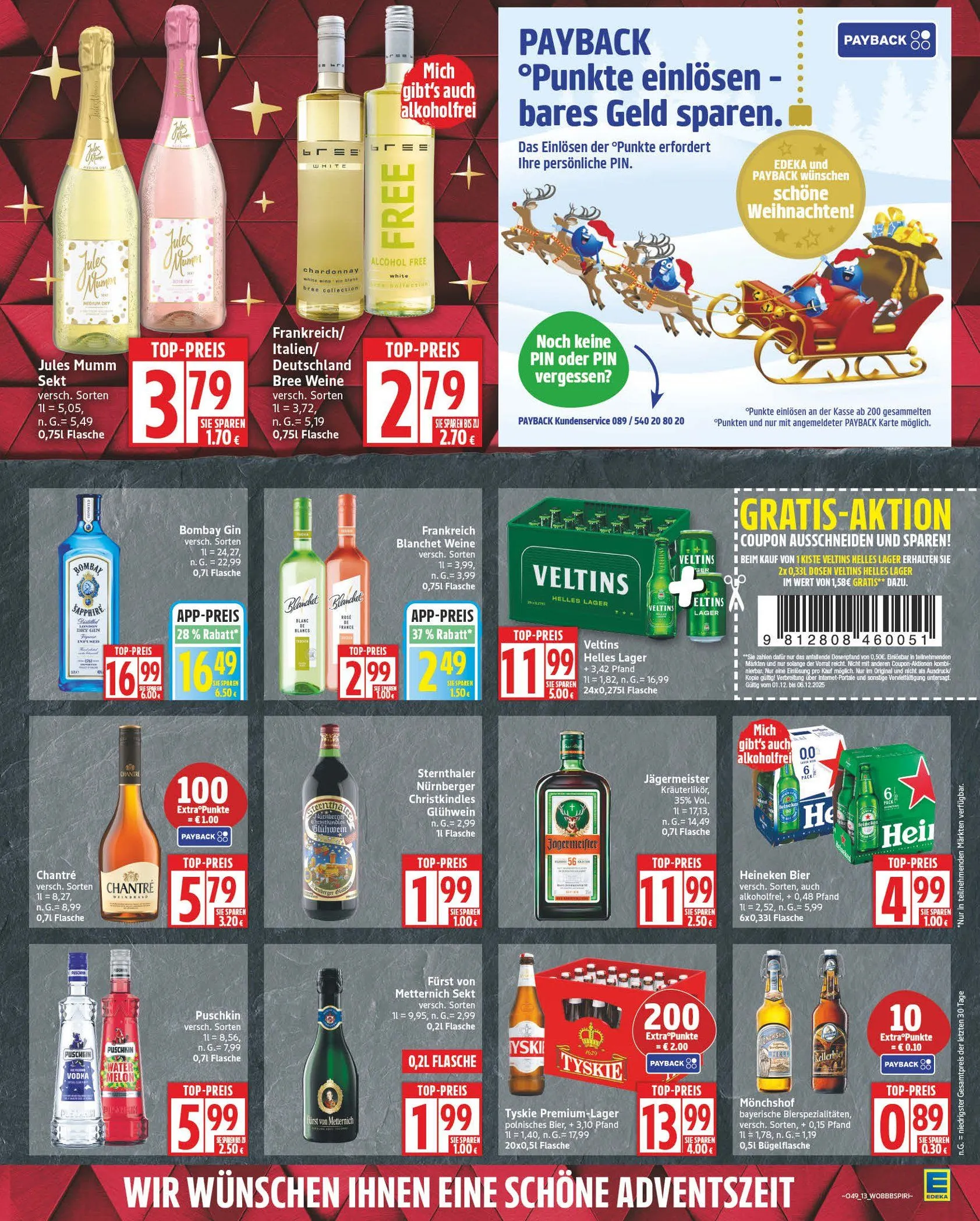 Edeka Sales von 1. Dezember bis 6. Dezember 2025 - Prospekt seite 13