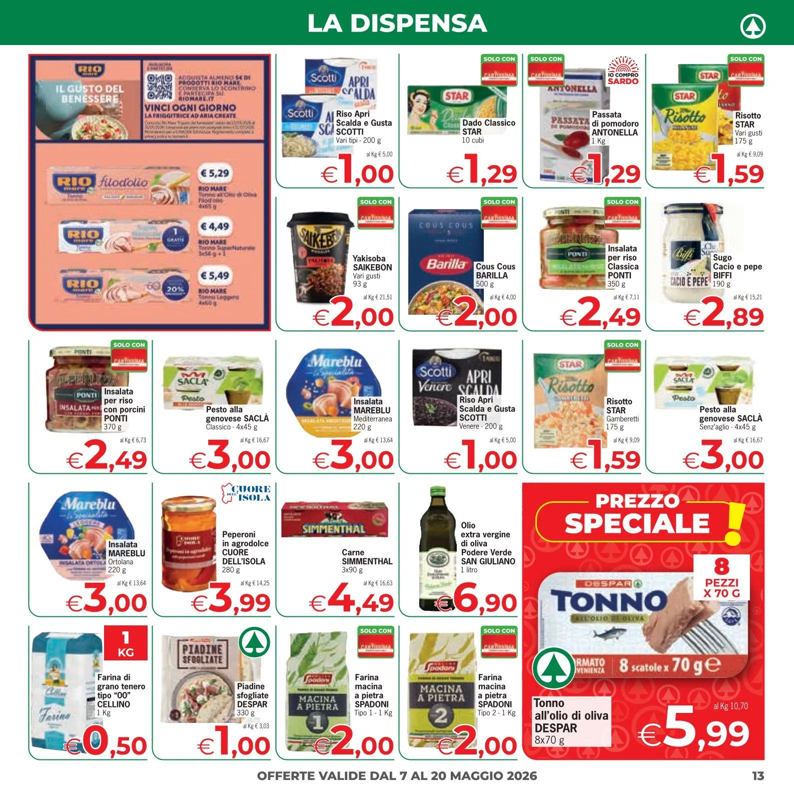 Volantini Eurospar da 7 maggio a 20 maggio di 2026 - Pagina del volantino 13