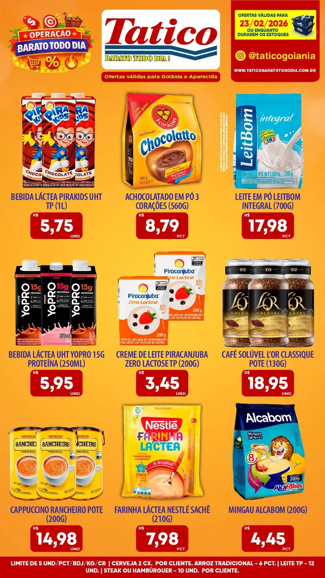 Encarte de  Folhetos Tatico  23 de fevereiro até 23 de fevereiro 2026 - Pagina 13