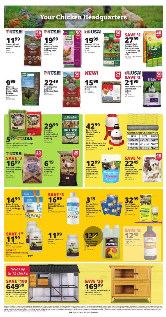 Weekly ad Rural King  Sales from February 26 to March 11 2026 - Page 13