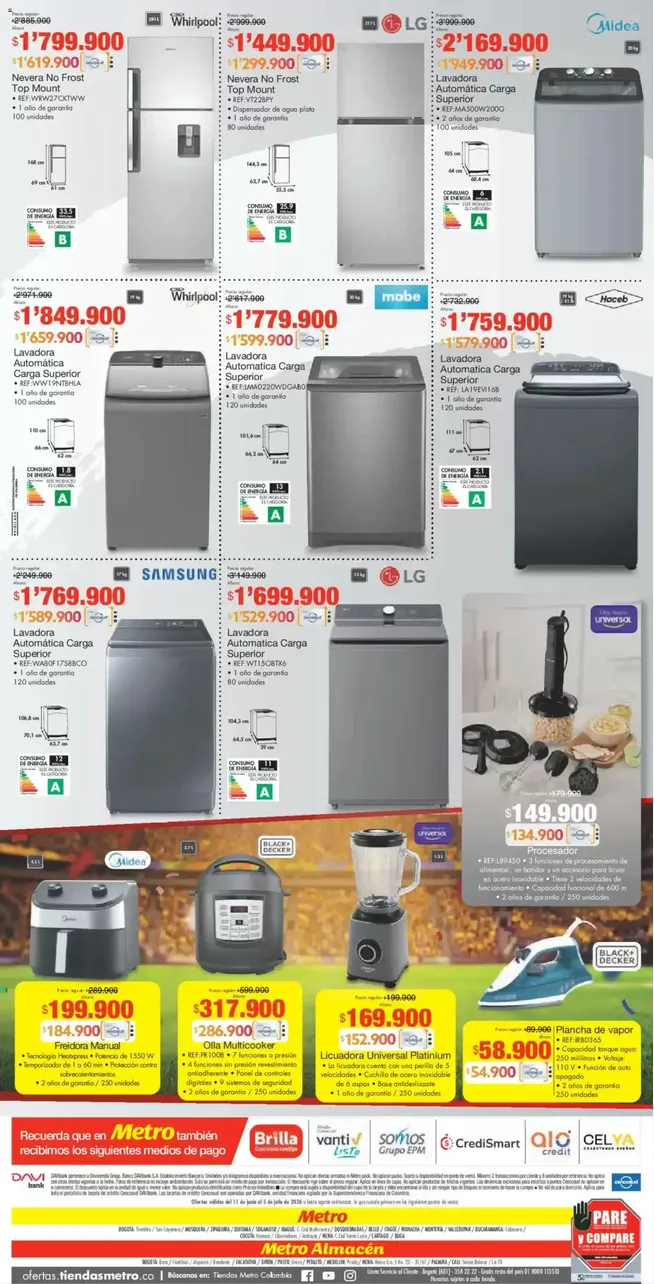 Catalogo de Metro Ofertas 11 de junio al 6 de julio 2026 - Pag 13