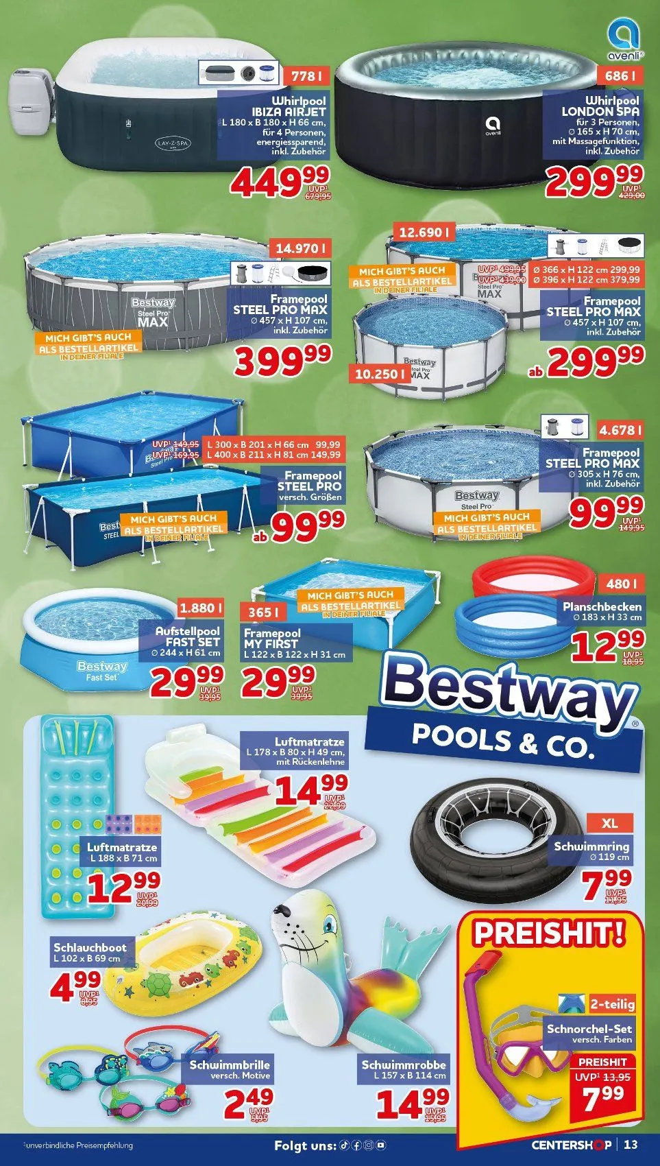  CENTERSHOP Angebote von 26. Mai bis 30. Mai 2026 - Prospekt seite 13