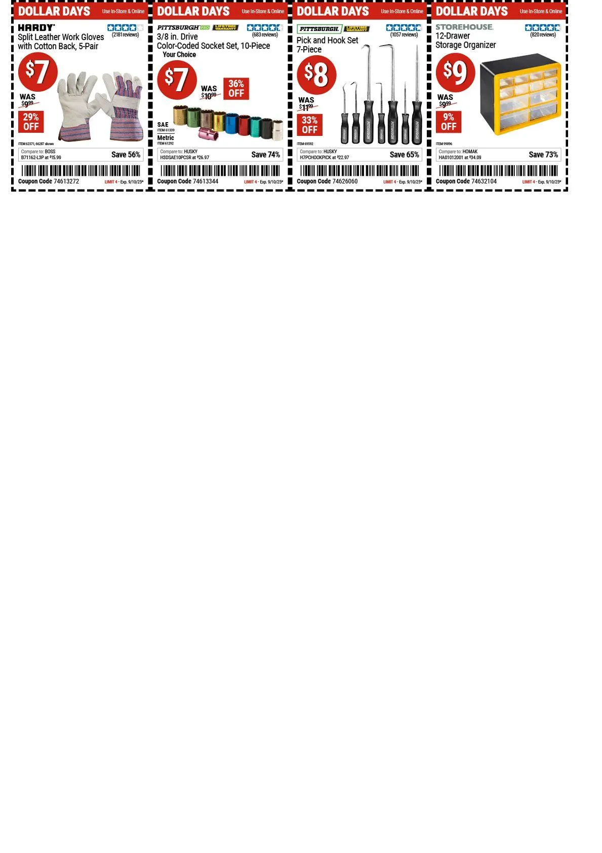Weekly ad Harbor Freight coupons from September 2 to September 14 2025 - Page 12