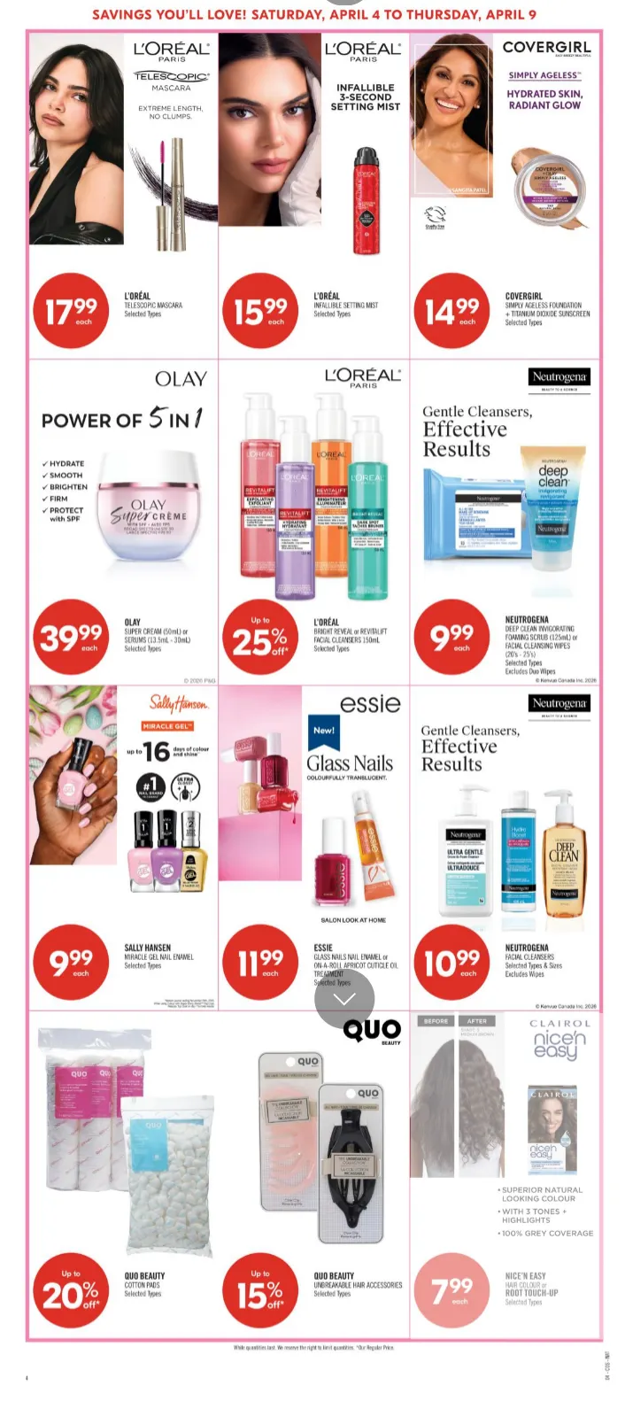 Shoppers Drug Mart Sales from April 4 to April 9 2026 - flyer page 13