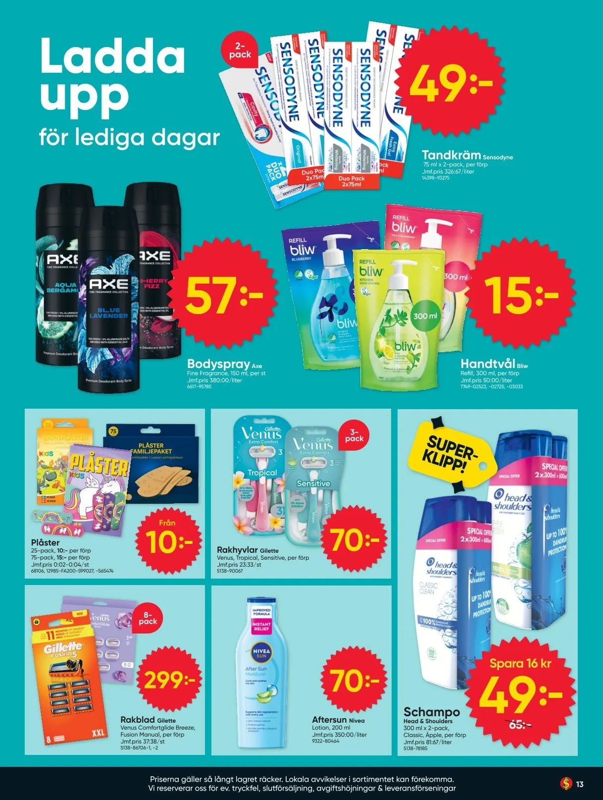 DollarStore  Erbjudanden från 22 juni till 5 juli 2026 - Reklamblad sidor 13