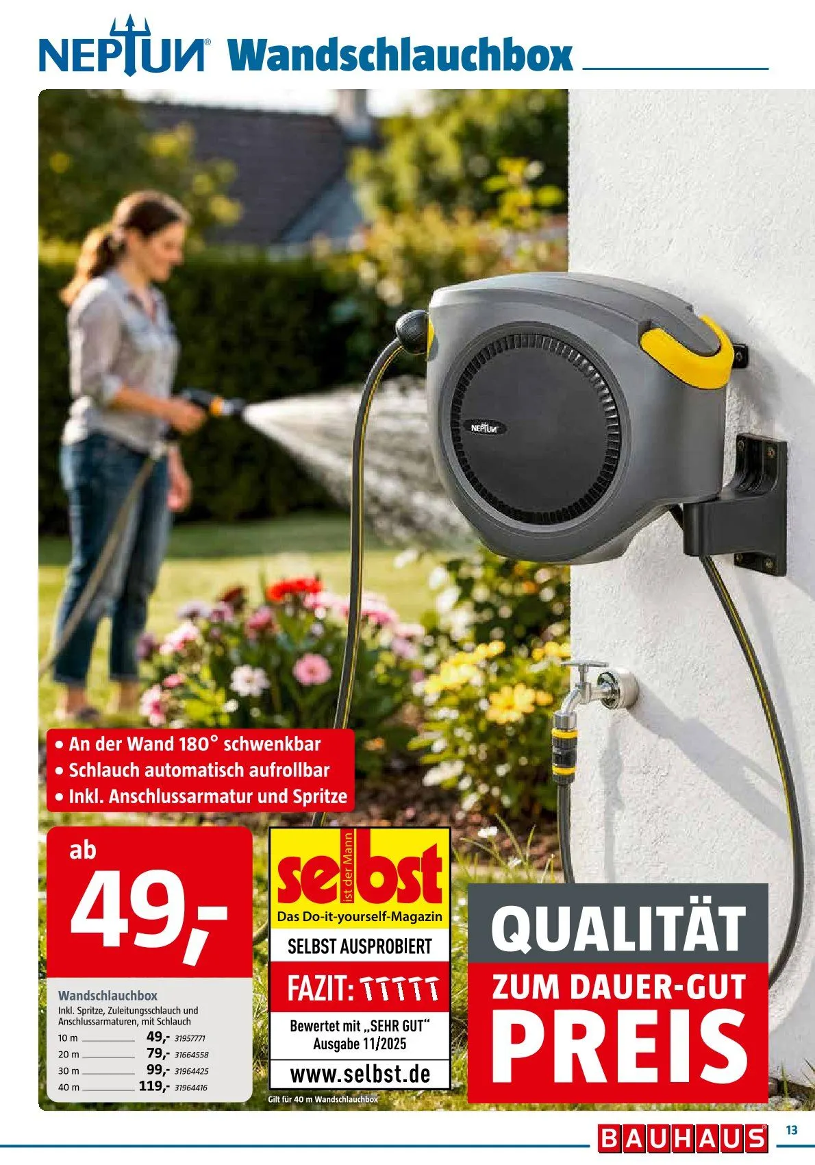 Bauhaus Angebote von 16. Mai bis 30. Mai 2026 - Prospekt seite 13