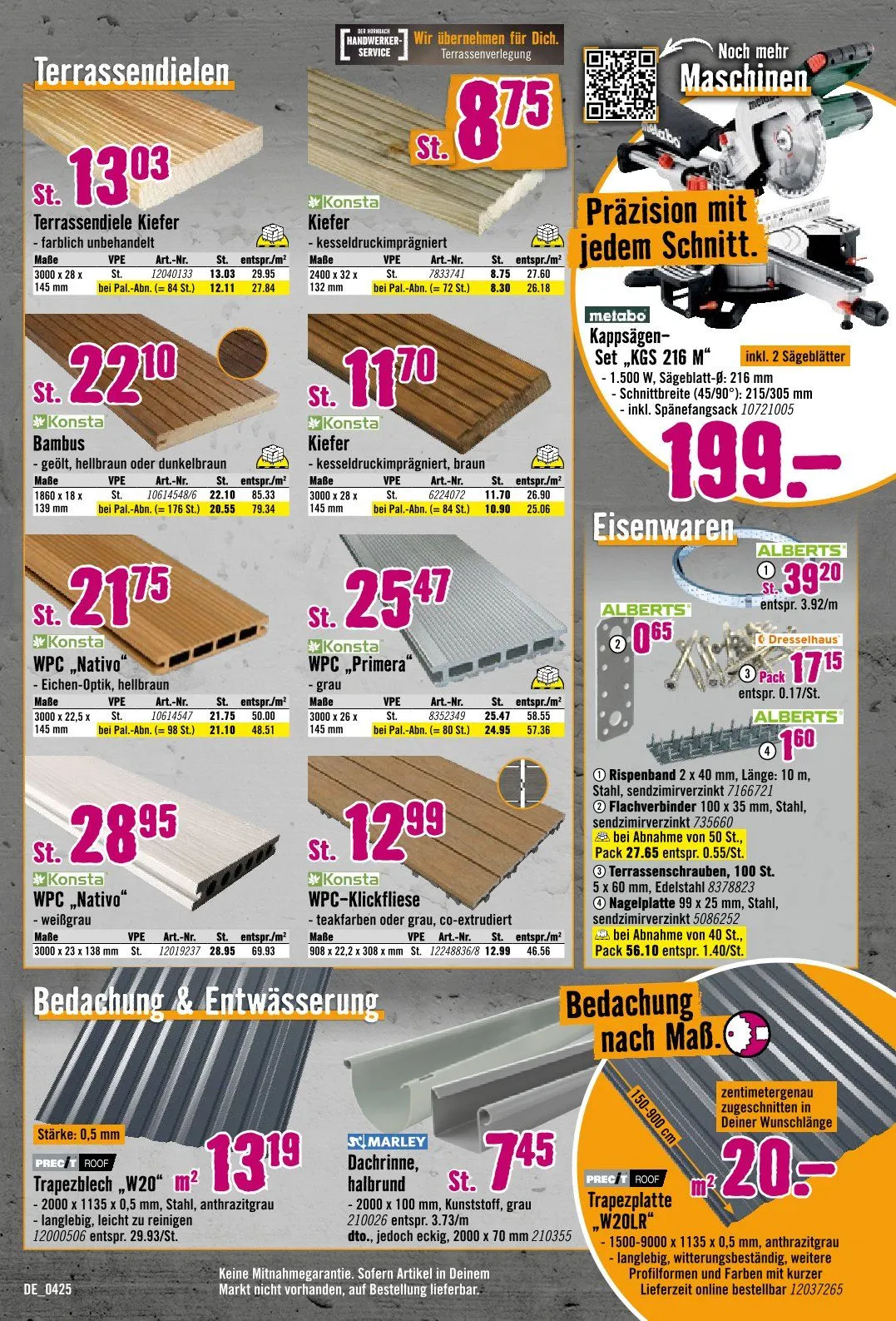 Hornbach Angebote von 10. April bis 7. Mai 2025 - Prospekt seite 13