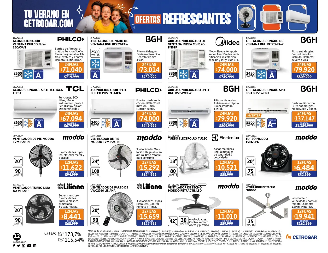 Ofertas de Cetrogar Ofertas 1 de marzo al 31 de marzo 2026 - Página 13 del catálogo