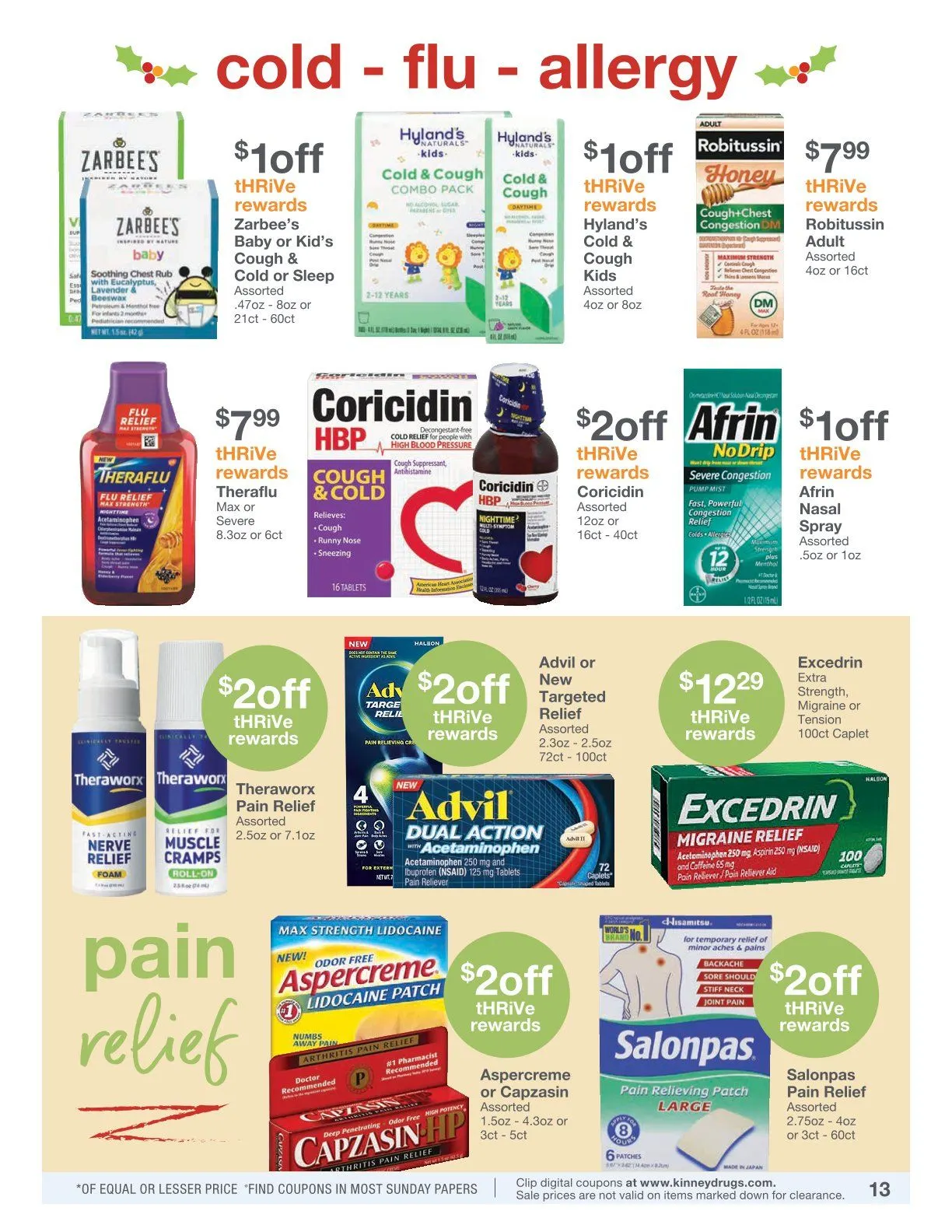 Weekly ad Kinney Drugs Sales from December 1 to December 28 2024 - Page 13