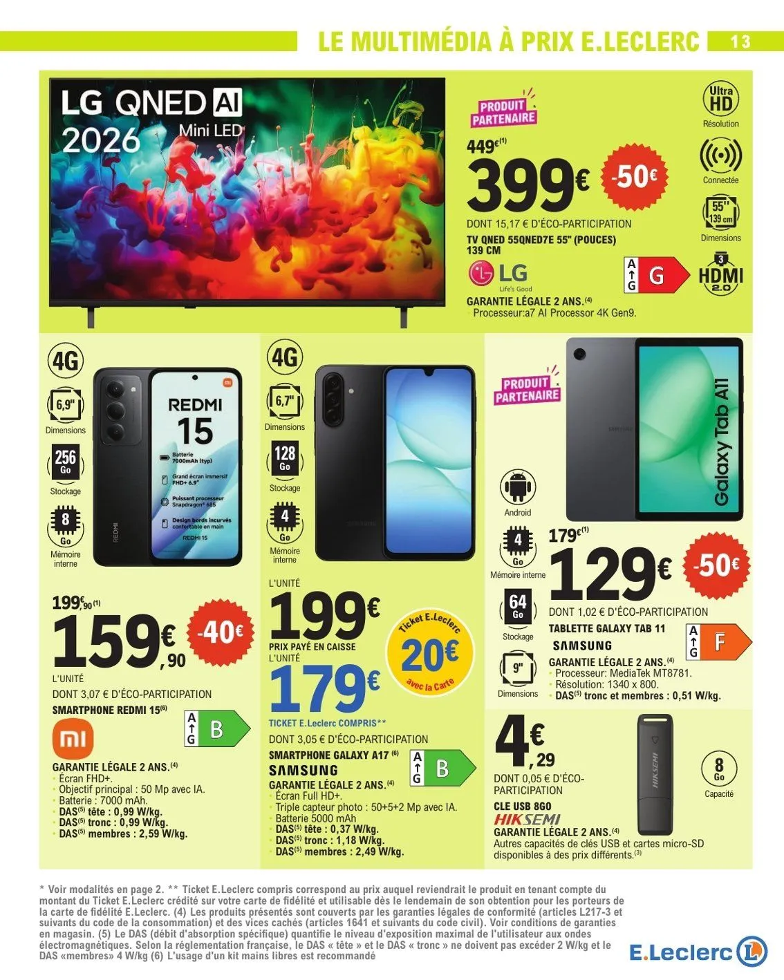E.Leclerc Catalogue du 17 juillet au 18 juillet 2026 - Catalogue page 13