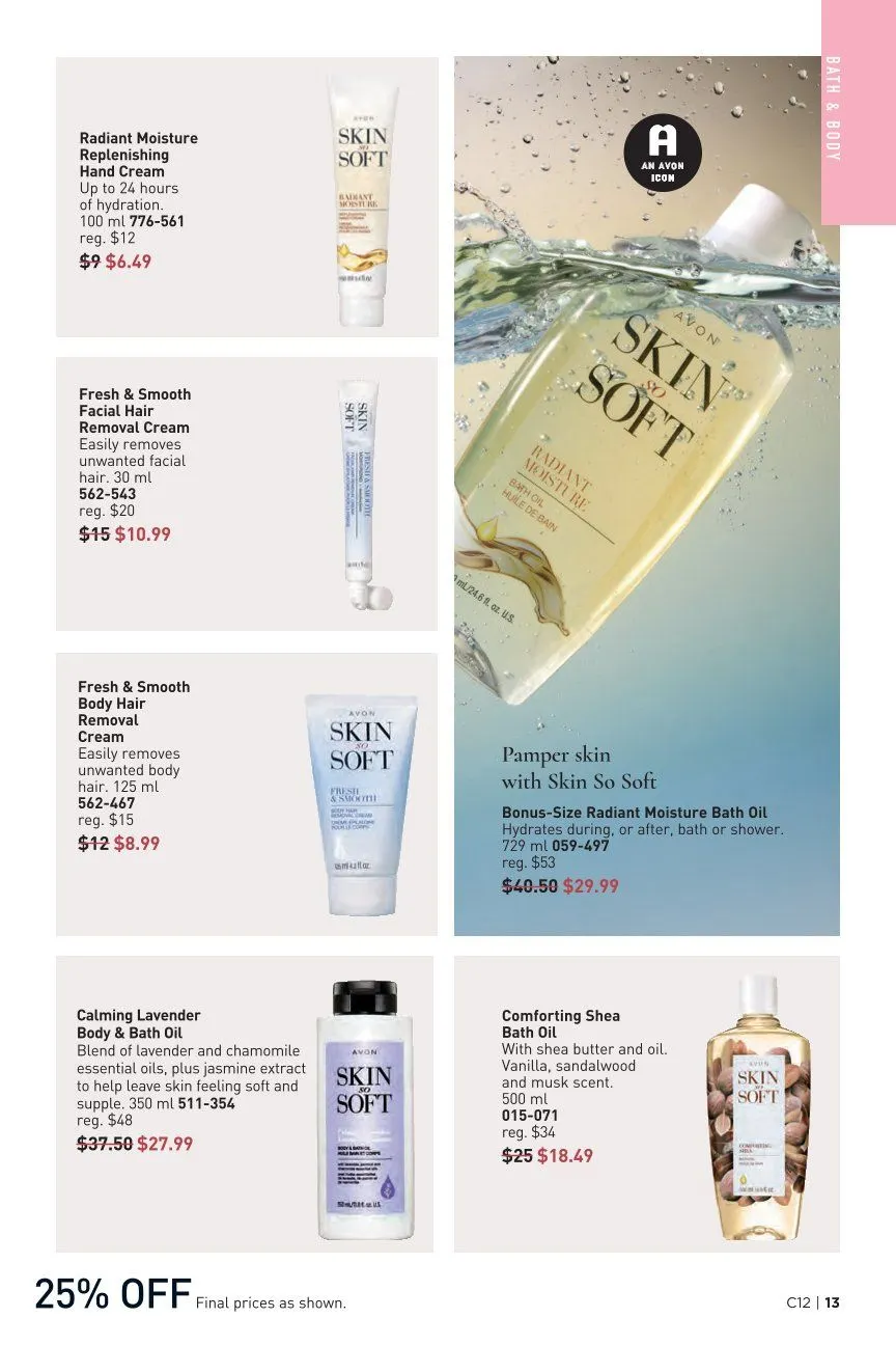 Avon Sales from June 10 to June 30 2026 - flyer page 13