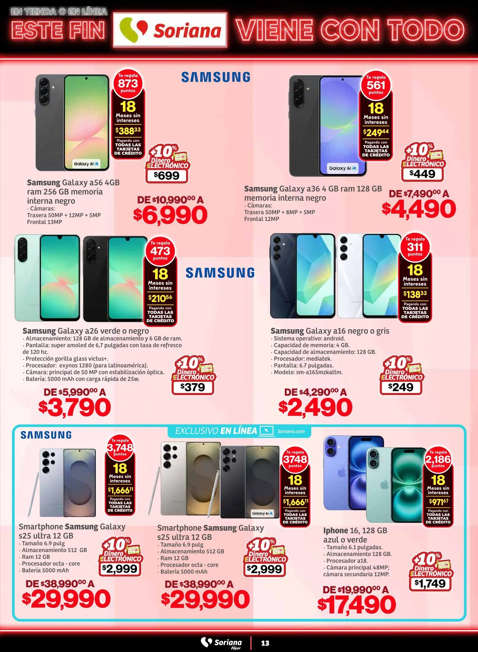 Catálogo de Soriana Ofertas 6 de noviembre al 12 de noviembre 2025 - Pagina 13