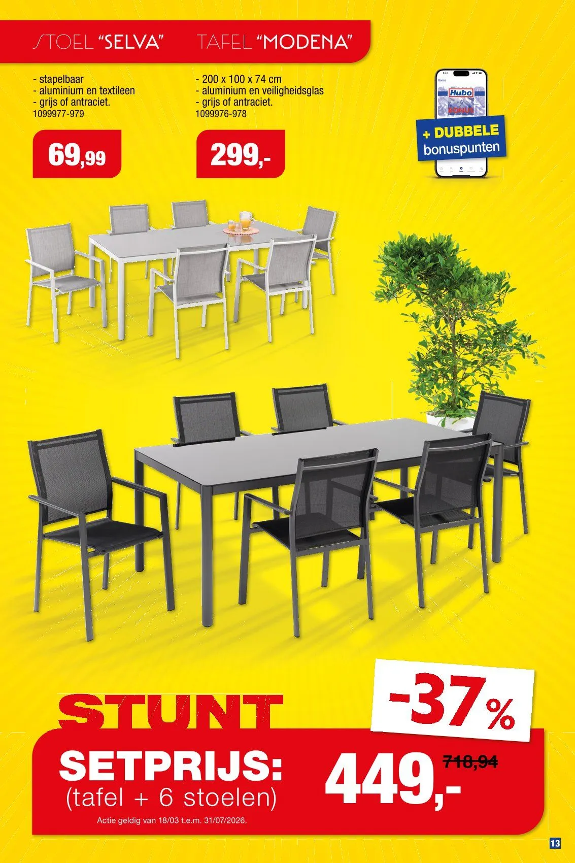 Hubo folders van 18 maart tot 31 juli 2026 - Folder pagina 13