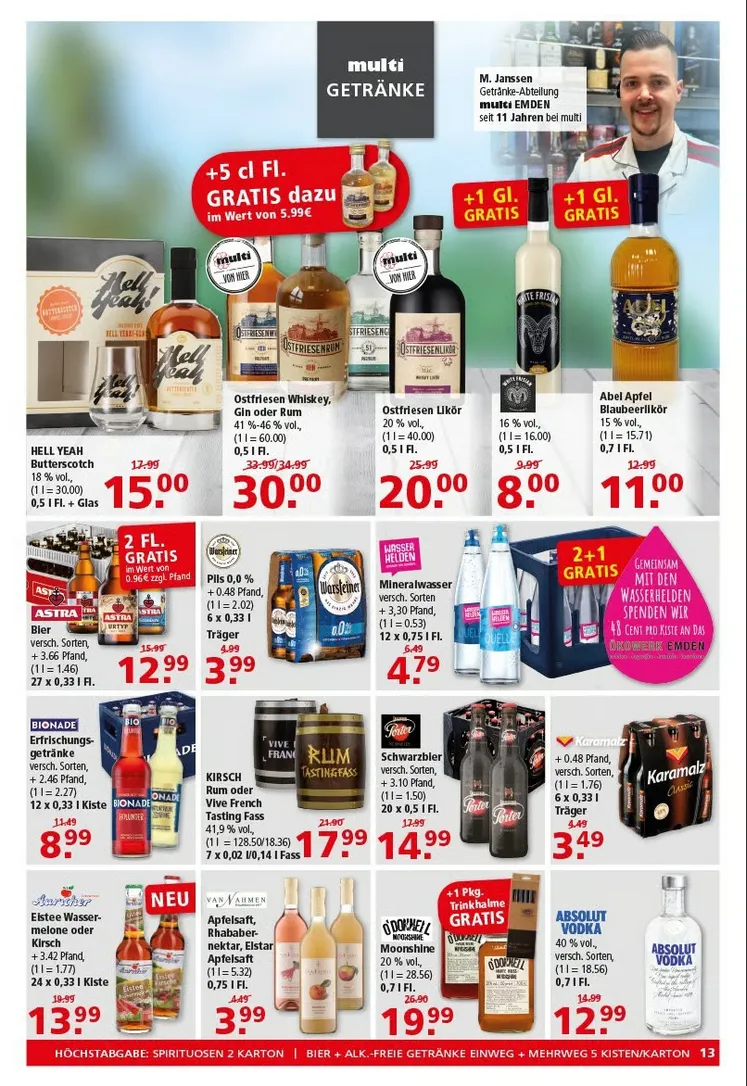 Multi Markt Angebote von 11. Mai bis 16. Mai 2026 - Prospekt seite 13