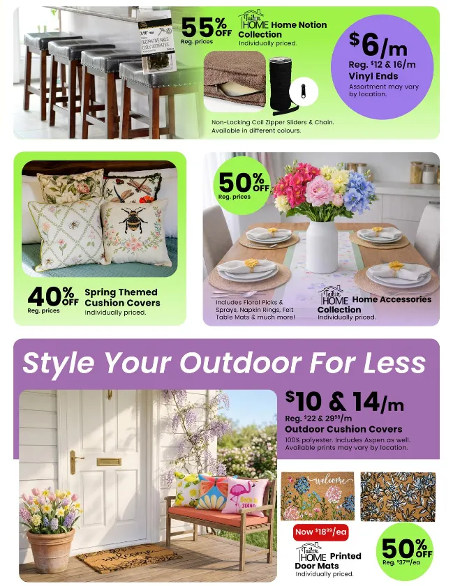  Fabricland Sales from May 1 to May 31 2026 - flyer page 13