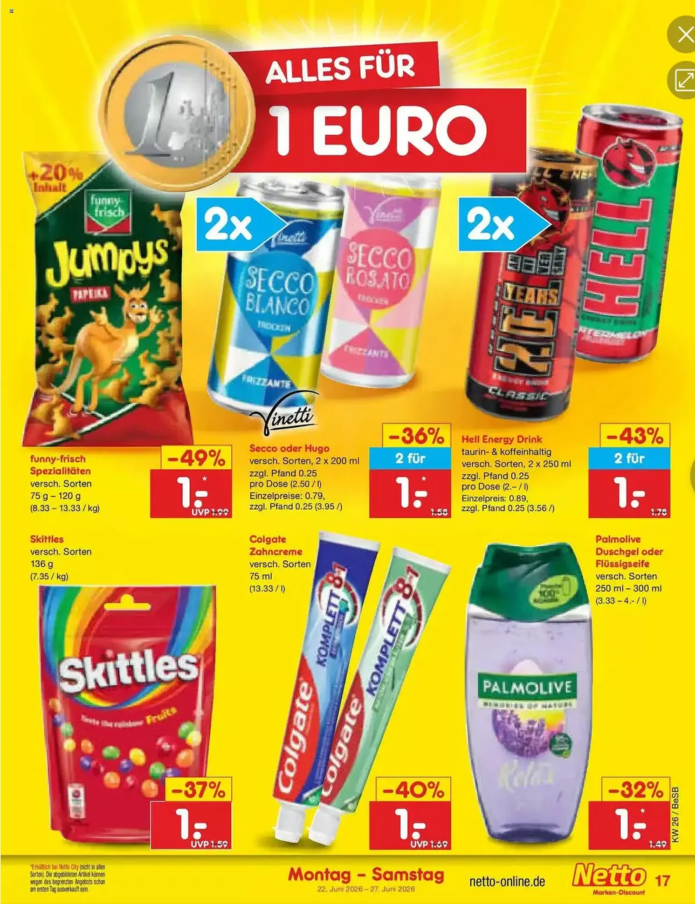 Netto Marken-Discount Folders van 22 juni tot 27 juni 2026 - Folder pagina 13