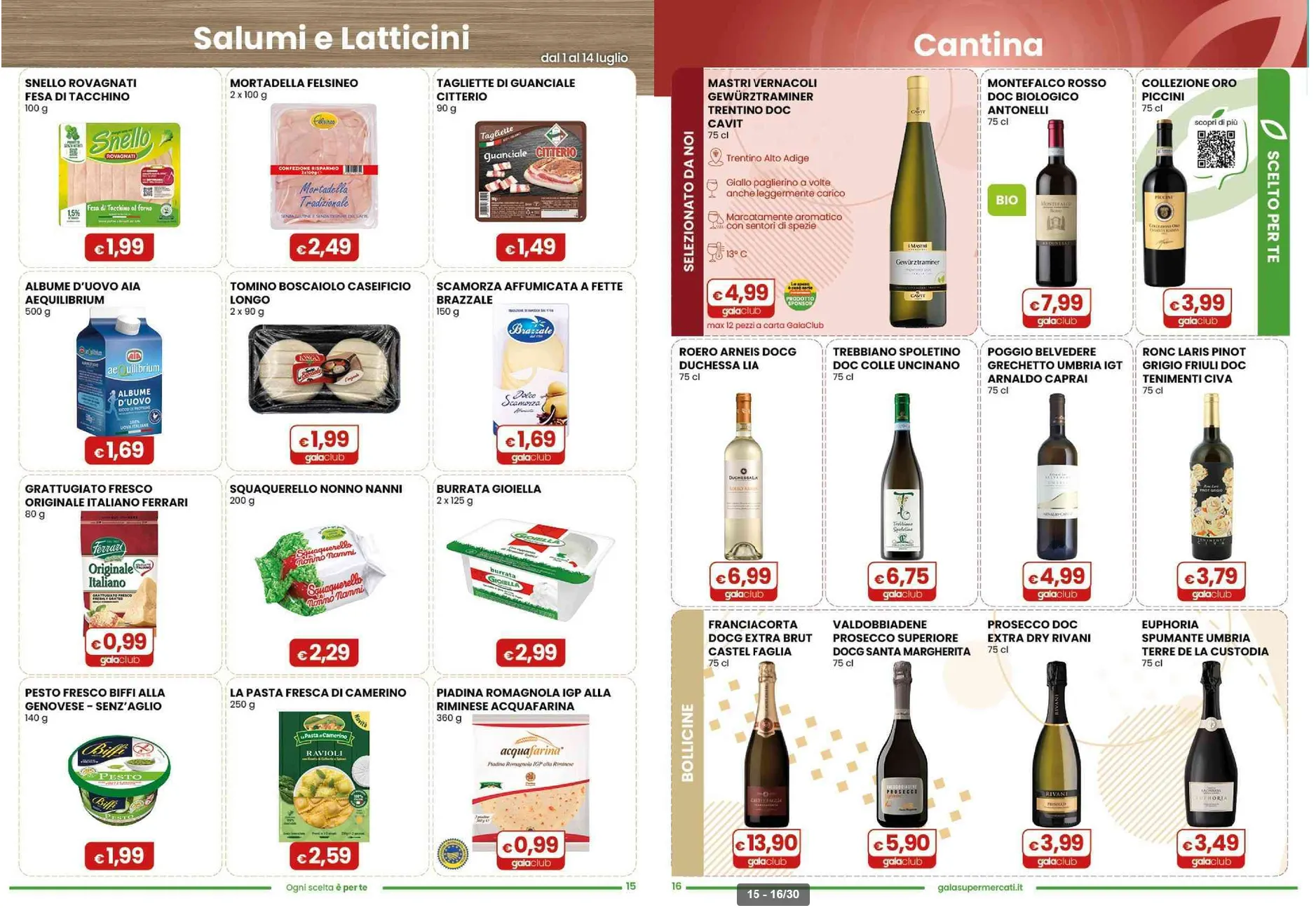  Volantini Gala Supermercati da 1 luglio a 14 luglio di 2026 - Pagina del volantino 13