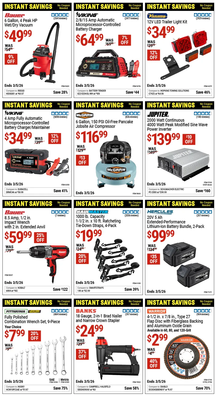 Weekly ad Harbor Freight Sales from January 21 to January 23 2026 - Page 13