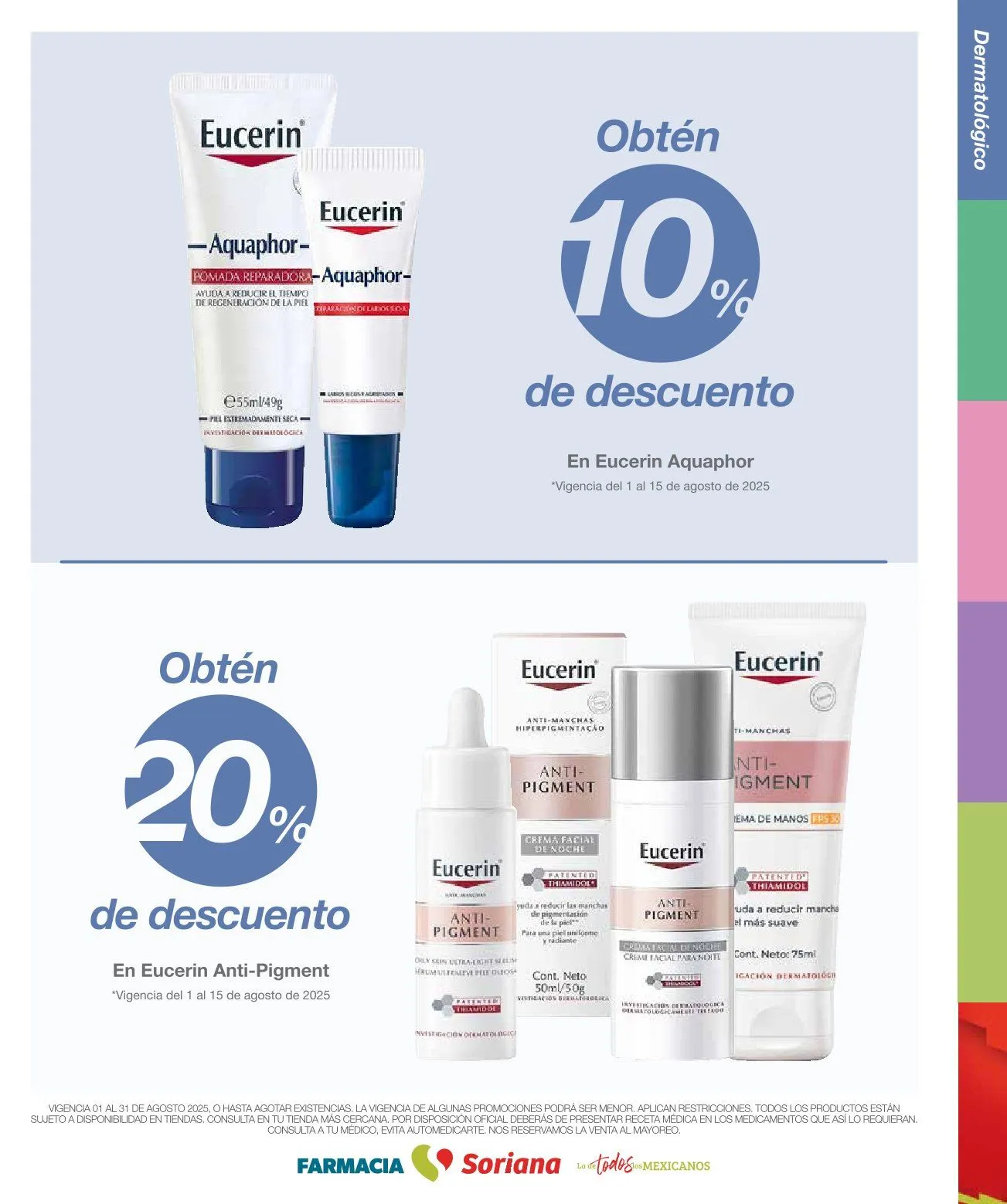 Catálogo de Soriana Ofertas Farmacia del Mes 1 de agosto al 31 de agosto 2025 - Pagina 13