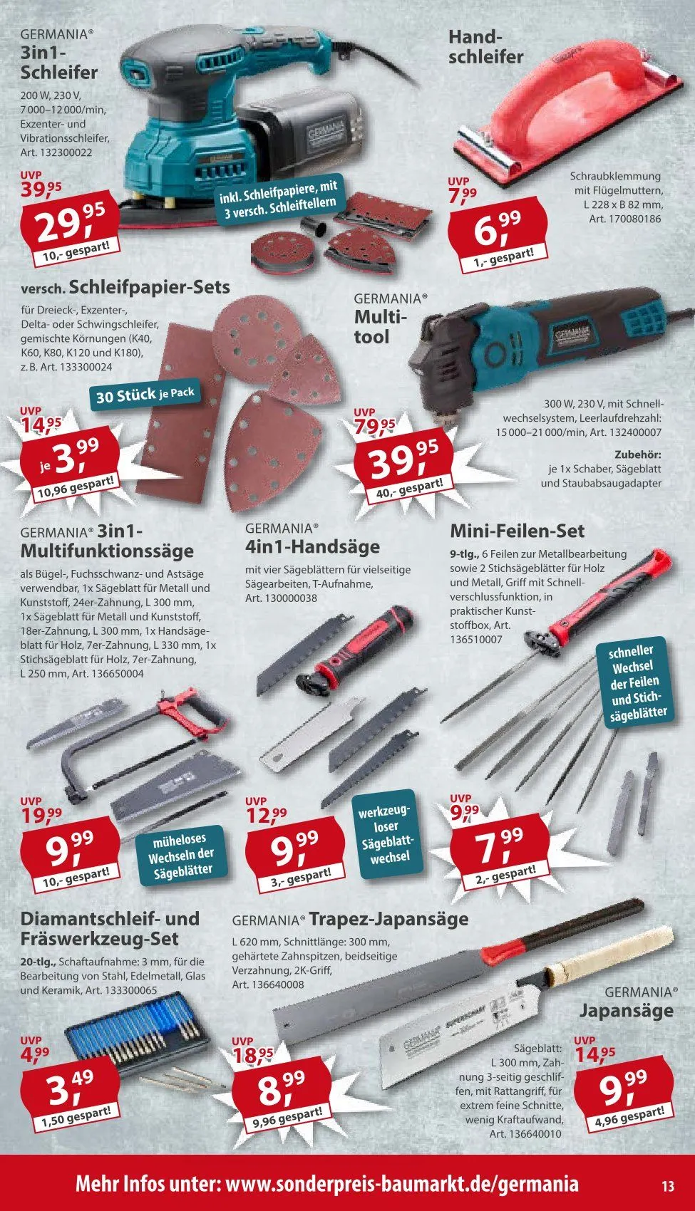 Sonderpreis-Baumarkt Angebote von 18. April bis 24. April 2026 - Prospekt seite 13