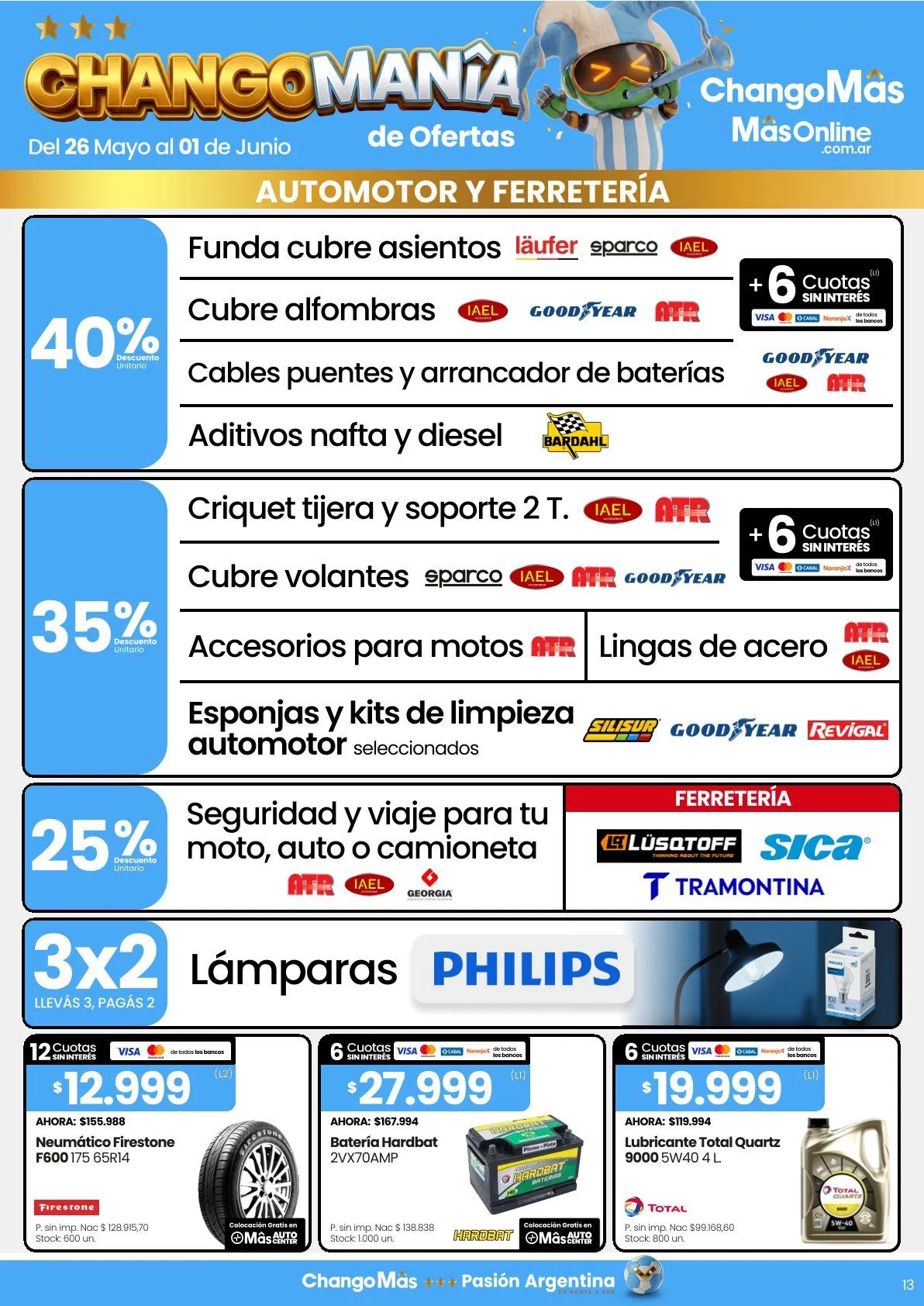 Ofertas de Changomas Ofertas 26 de mayo al 1 de junio 2026 - Página 13 del catálogo