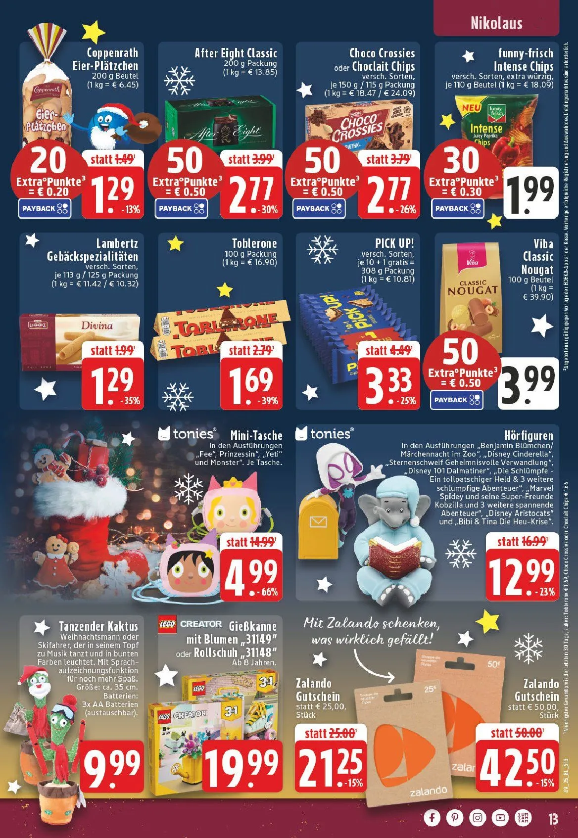 Edeka Angebote von 1. Dezember bis 6. Dezember 2025 - Prospekt seite 13